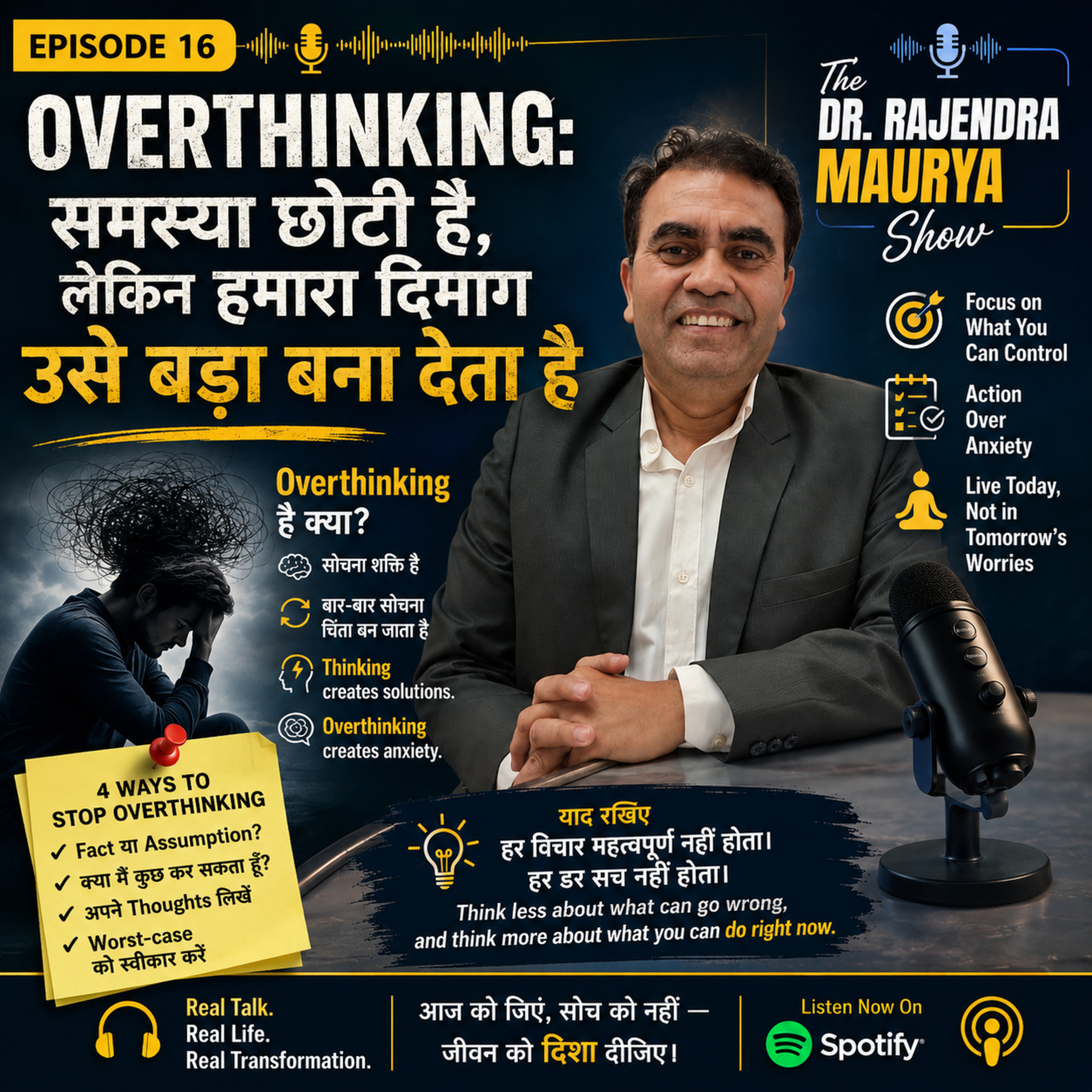 Episode 16 : जरूरत से ज्यादा सोचना (Overthinking ) episode artwork