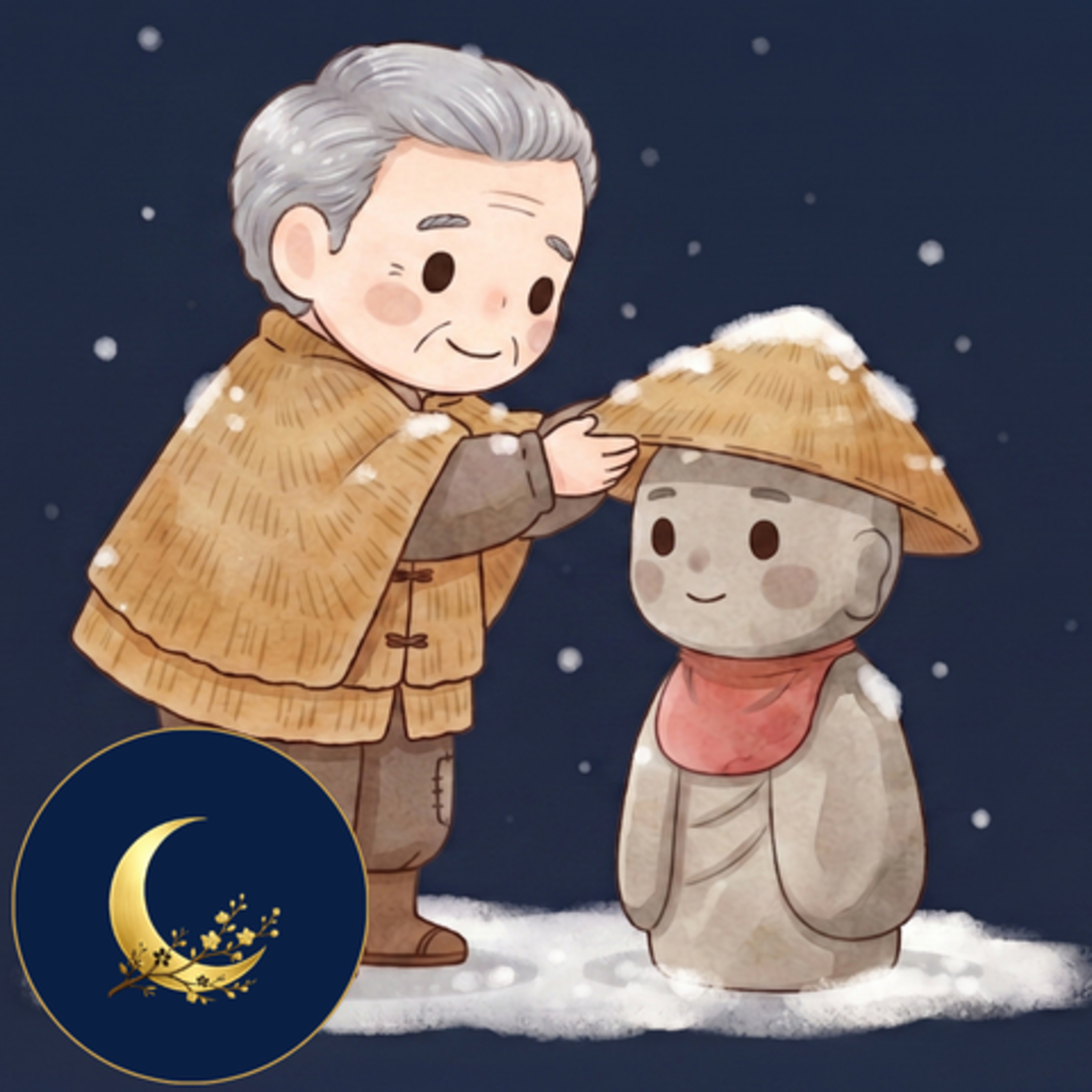 かさじぞう｜親子で聴く むかしばなし 読み聞かせ（約10分） episode artwork