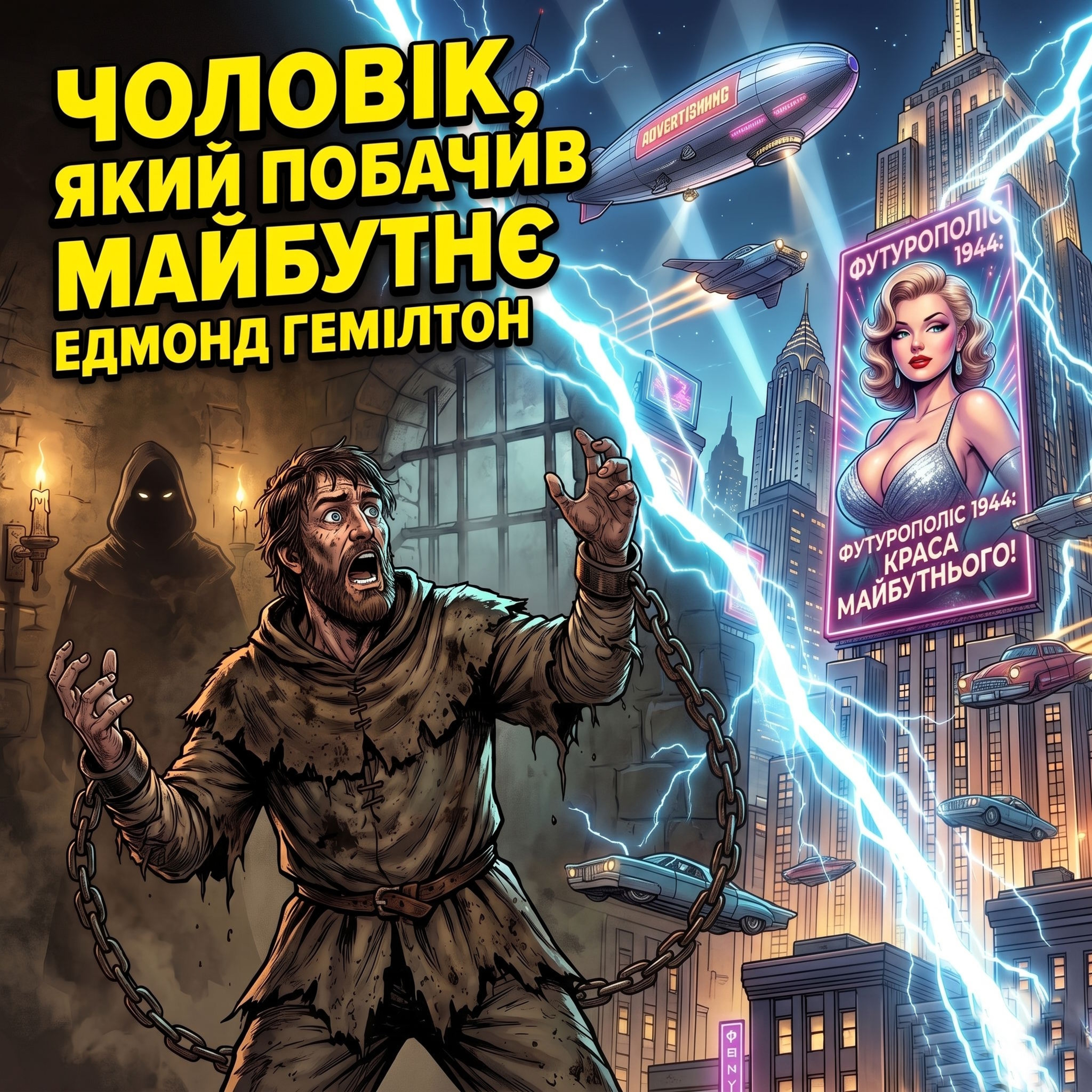 "Чоловік, який побачив майбутнє" ("The man who saw the future"). Едмонд Гемілтон | Аудіокнига