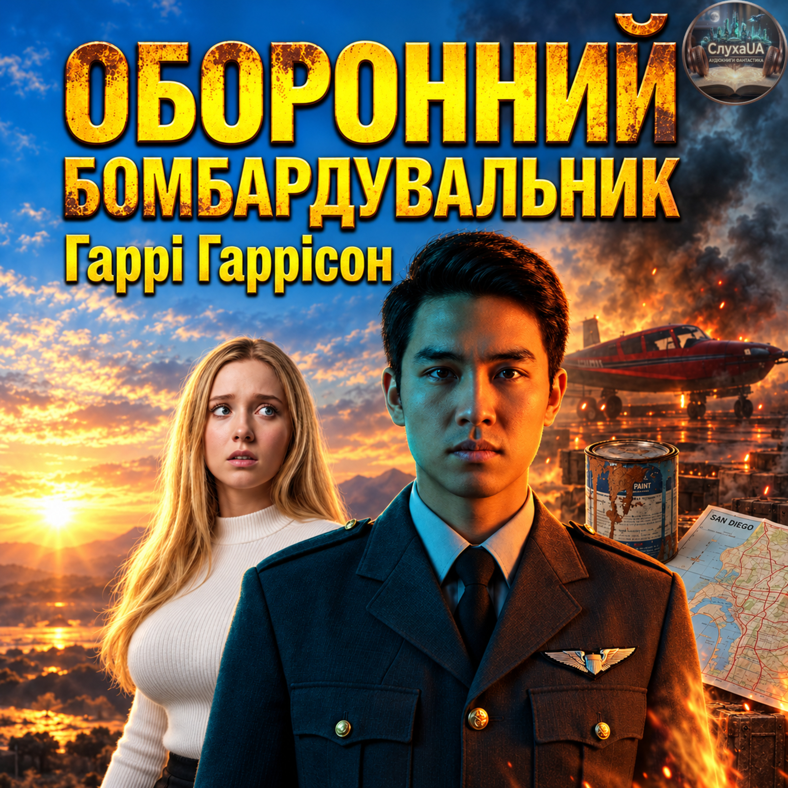 "Оборонний бомбардувальник"- Гаррі Гаррісон (Аудіокнига,Антивоєнна)