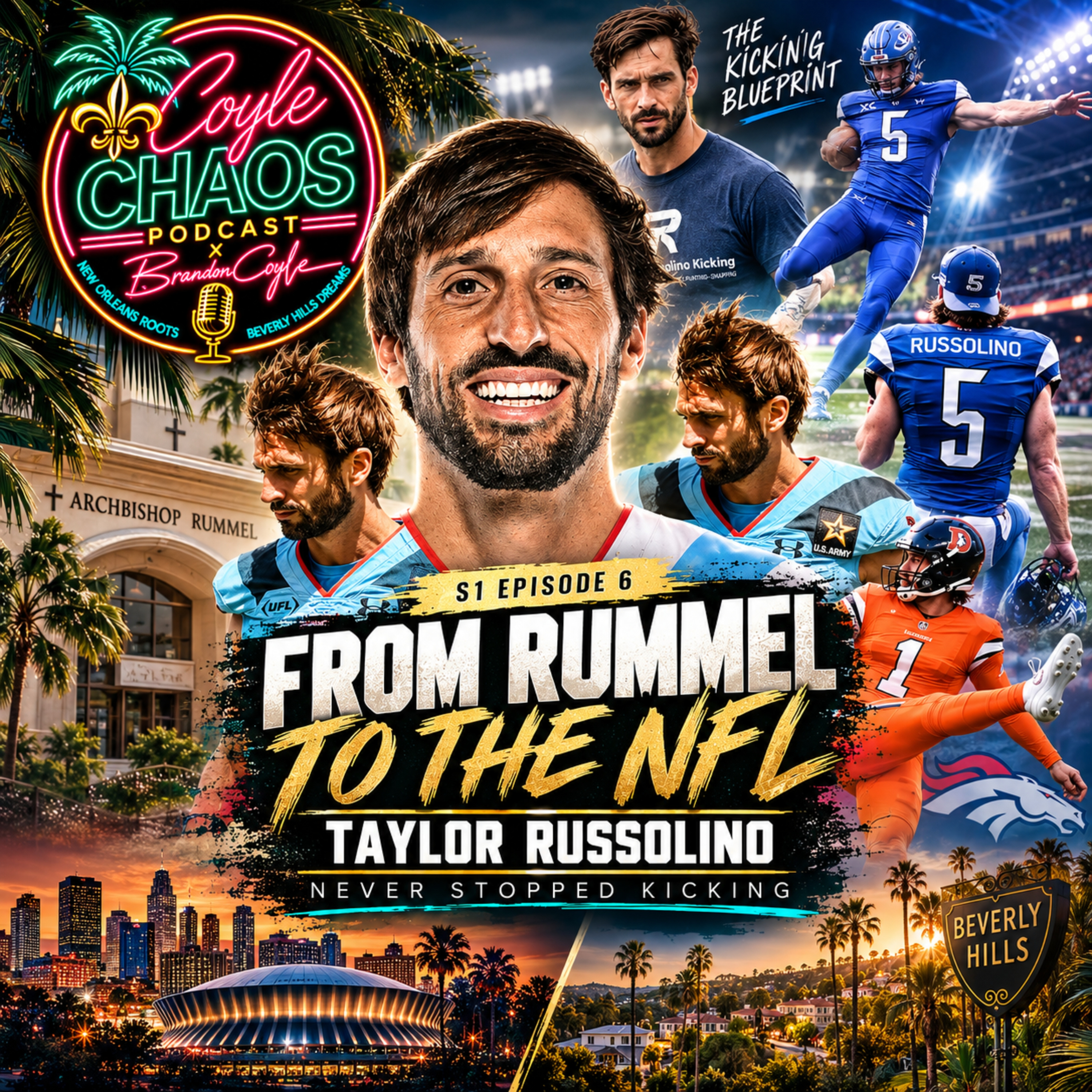 From Rummel to the NFL: Taylor Russolino Never Stopped Kicking | Coyle CHAOS Podcast | S1 Episode 6