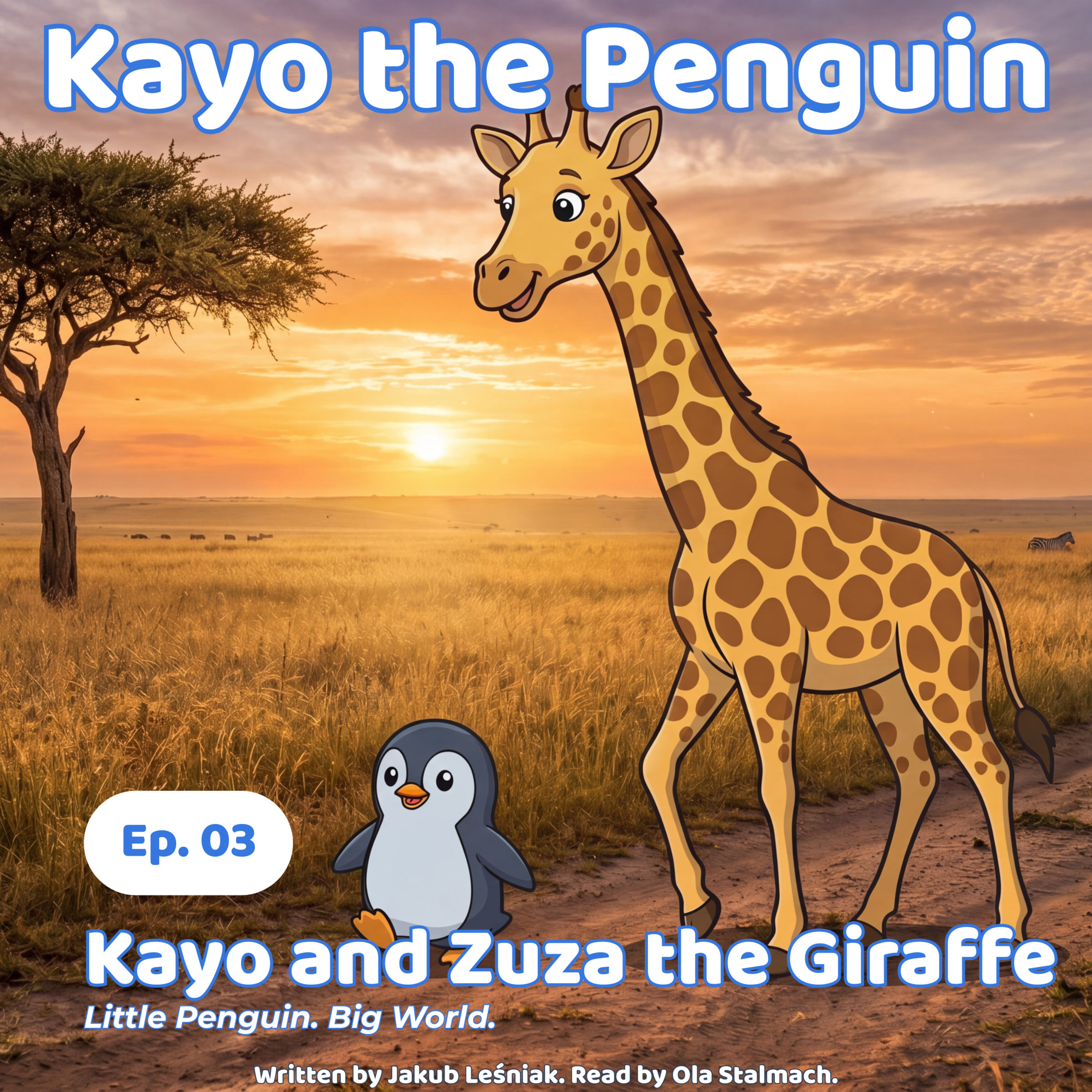 Ep. 3: Kayo and Zuza the Giraffe 🦒 A calm animal story for kids 2-7 episode artwork