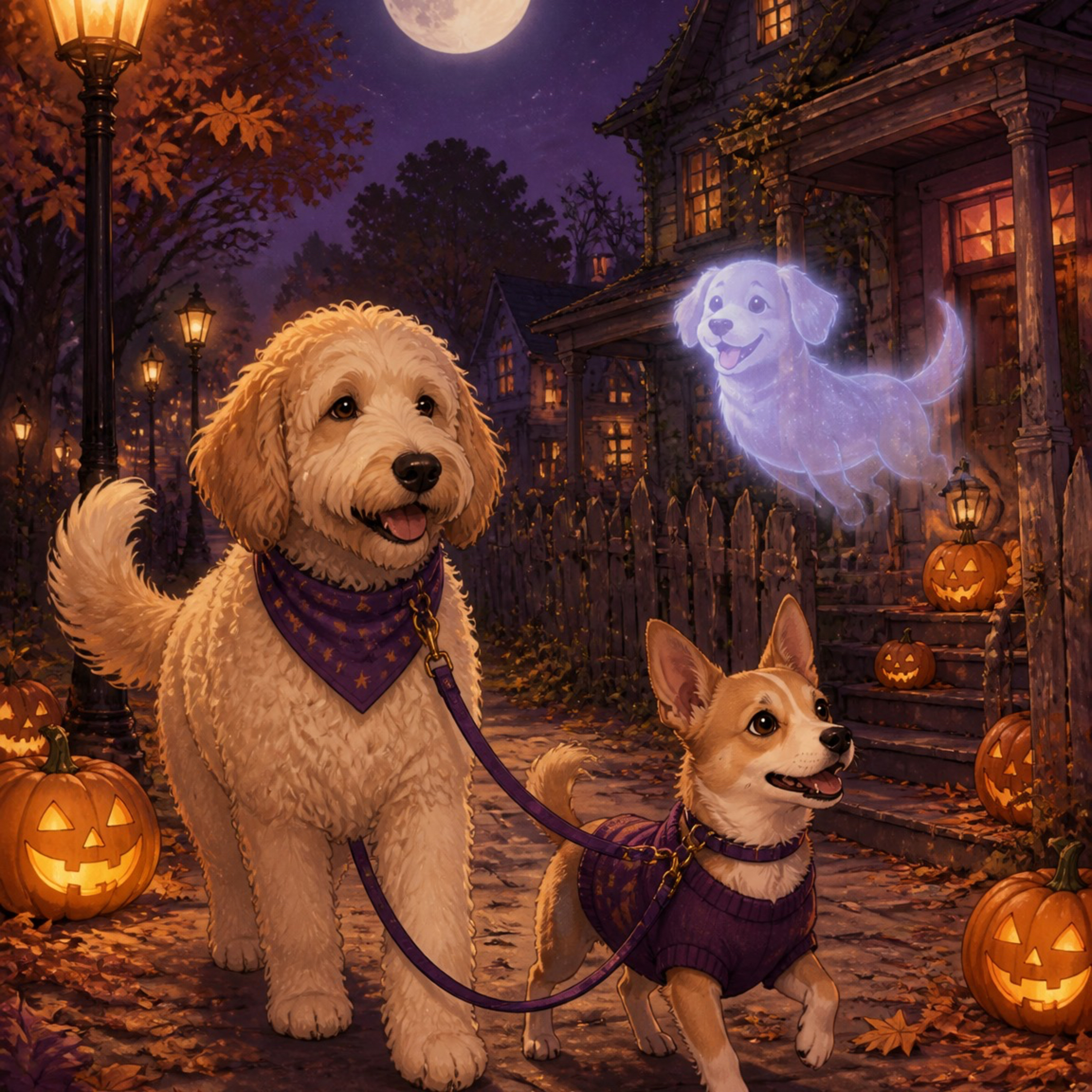  Amanda, Sara and the Pumpkin Paws Ghost episode artwork
