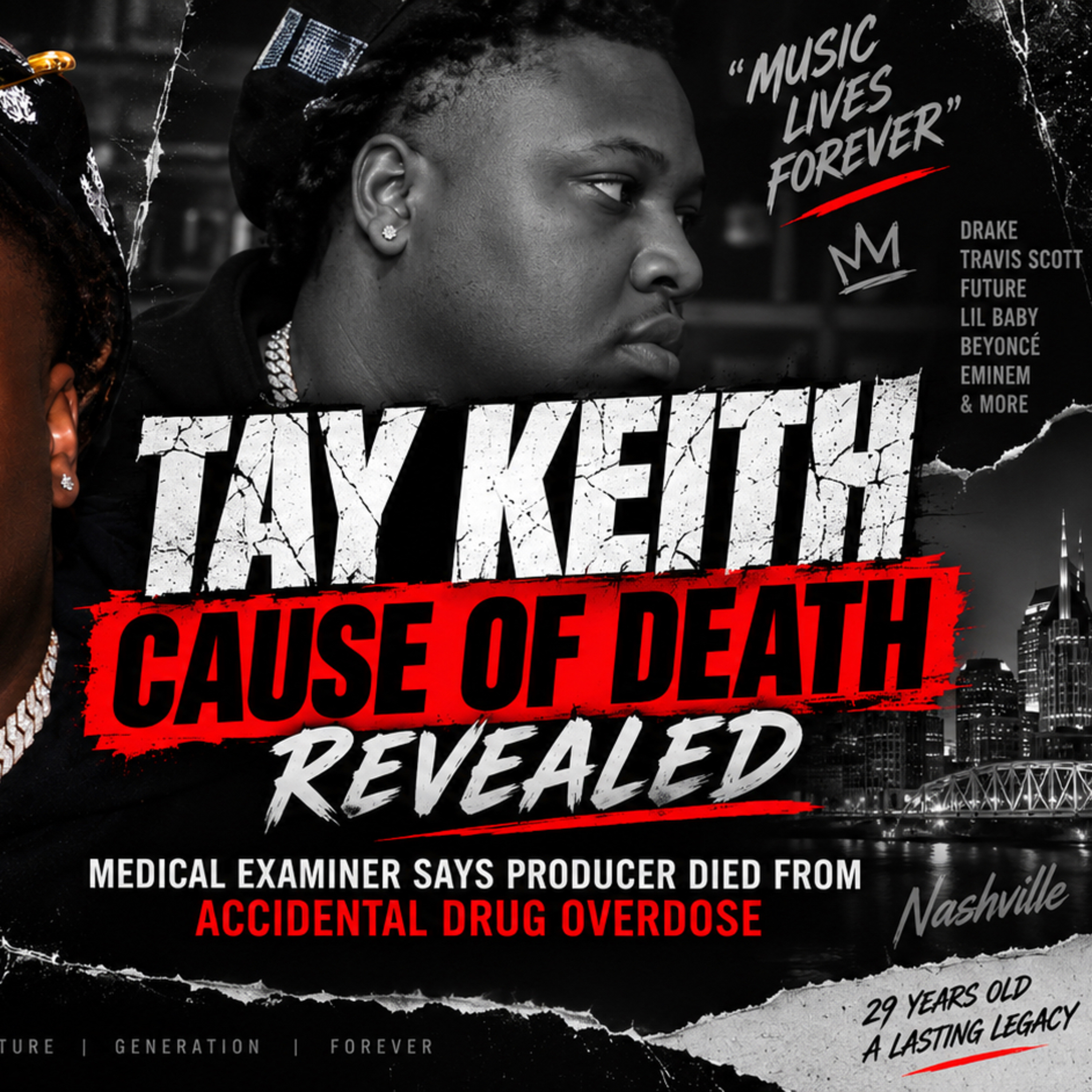 Tay Keith Cause of Death Revealed: Medical Examiner Rules Accidental Drug Overdose