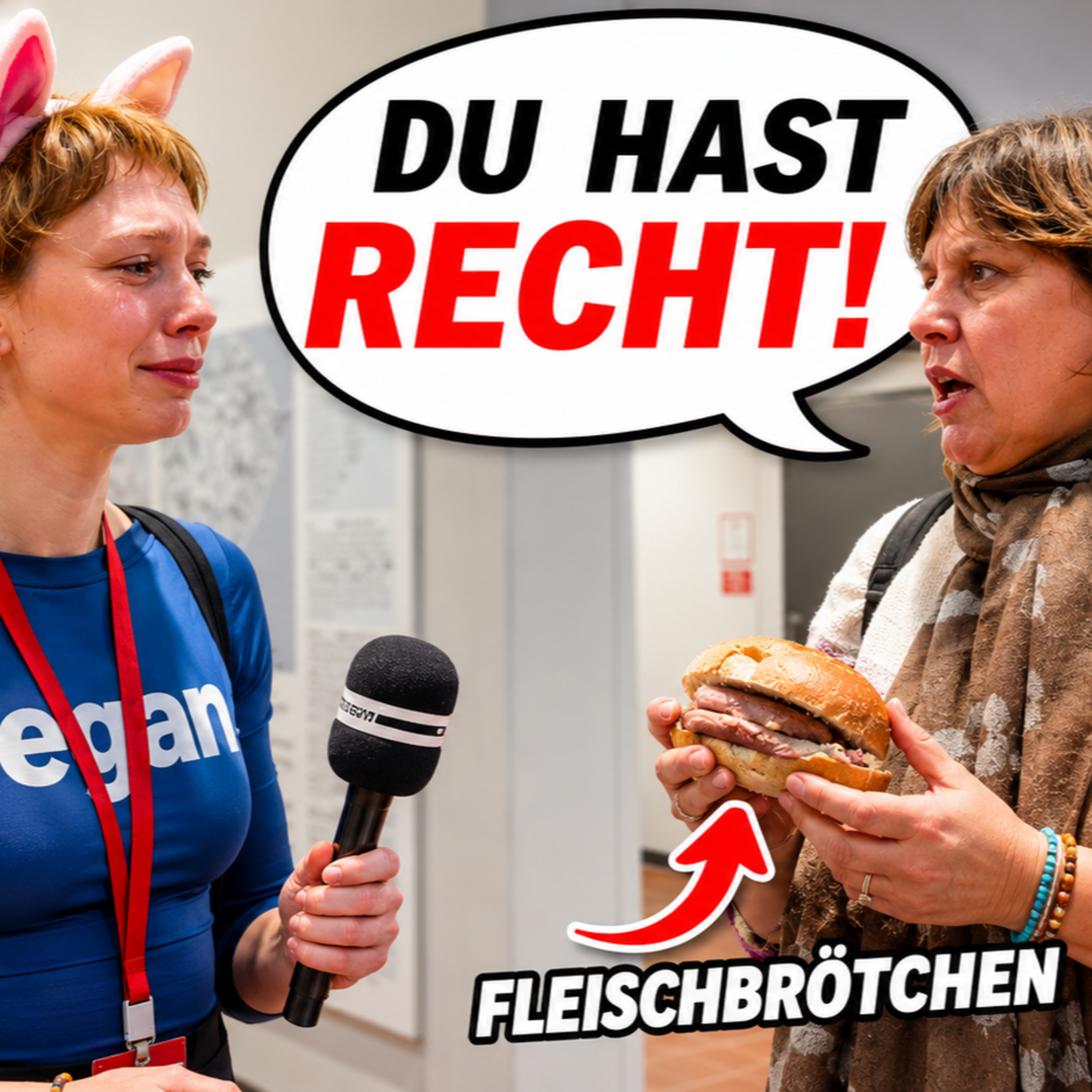 Wütende Fleischesser-Mutter rührt mich zu Tränen!