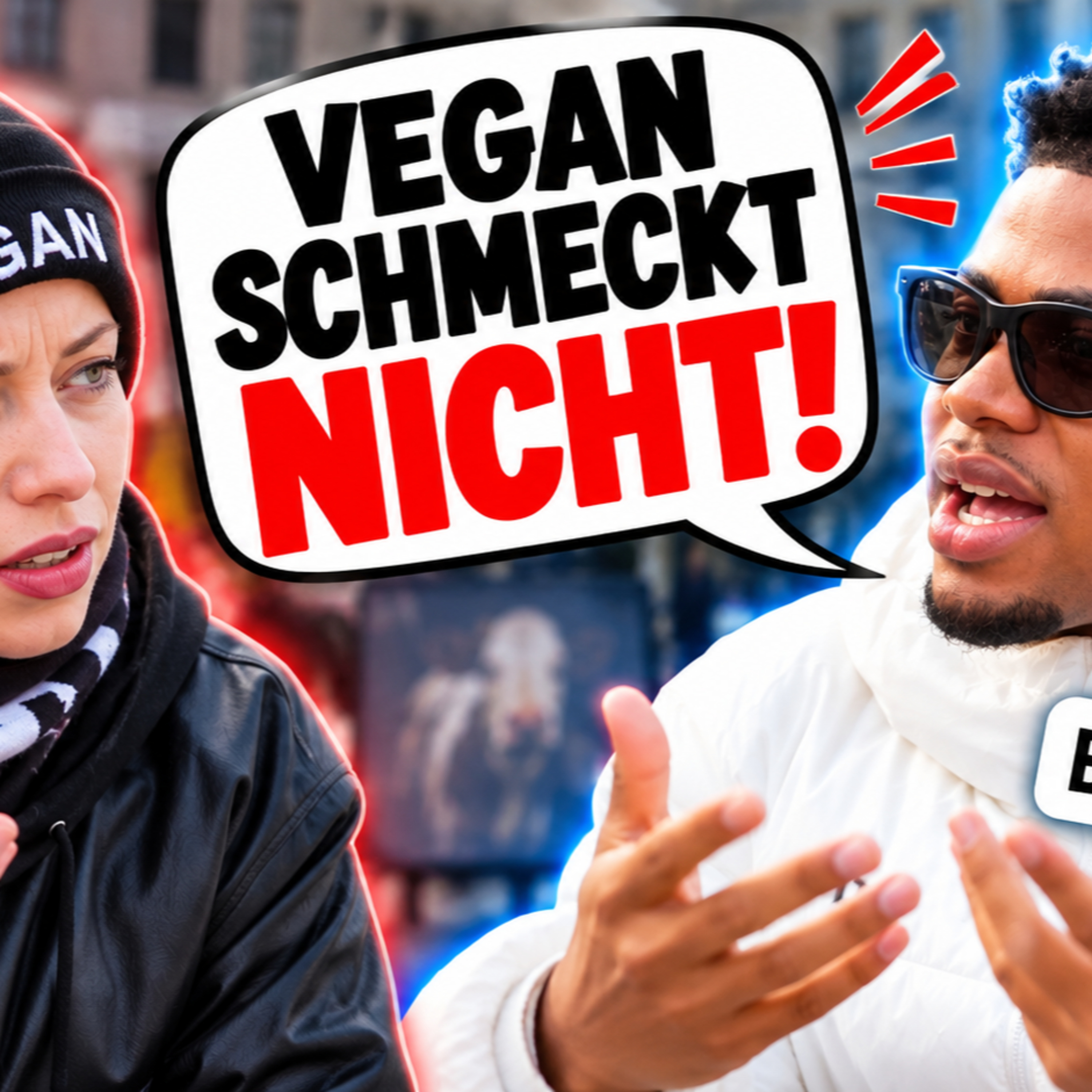 ♻️Reupload: @Brooklyn_oy geschockt von aggressiver VEGAN-HATERIN!