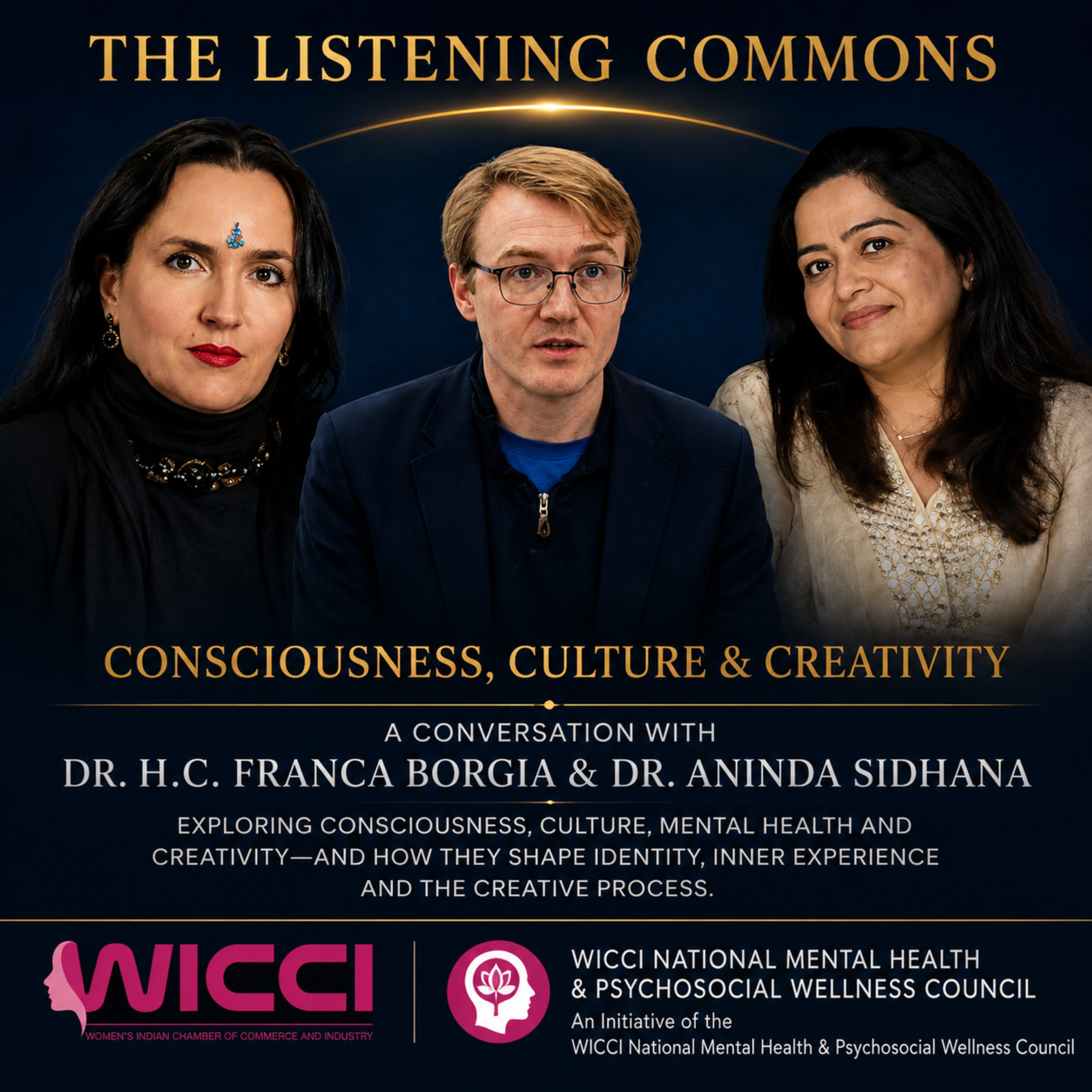 Dr.H.C.Franca Borgia & Dr.Aninda Sidhana in Conversation on consciousness ,creativity mental health