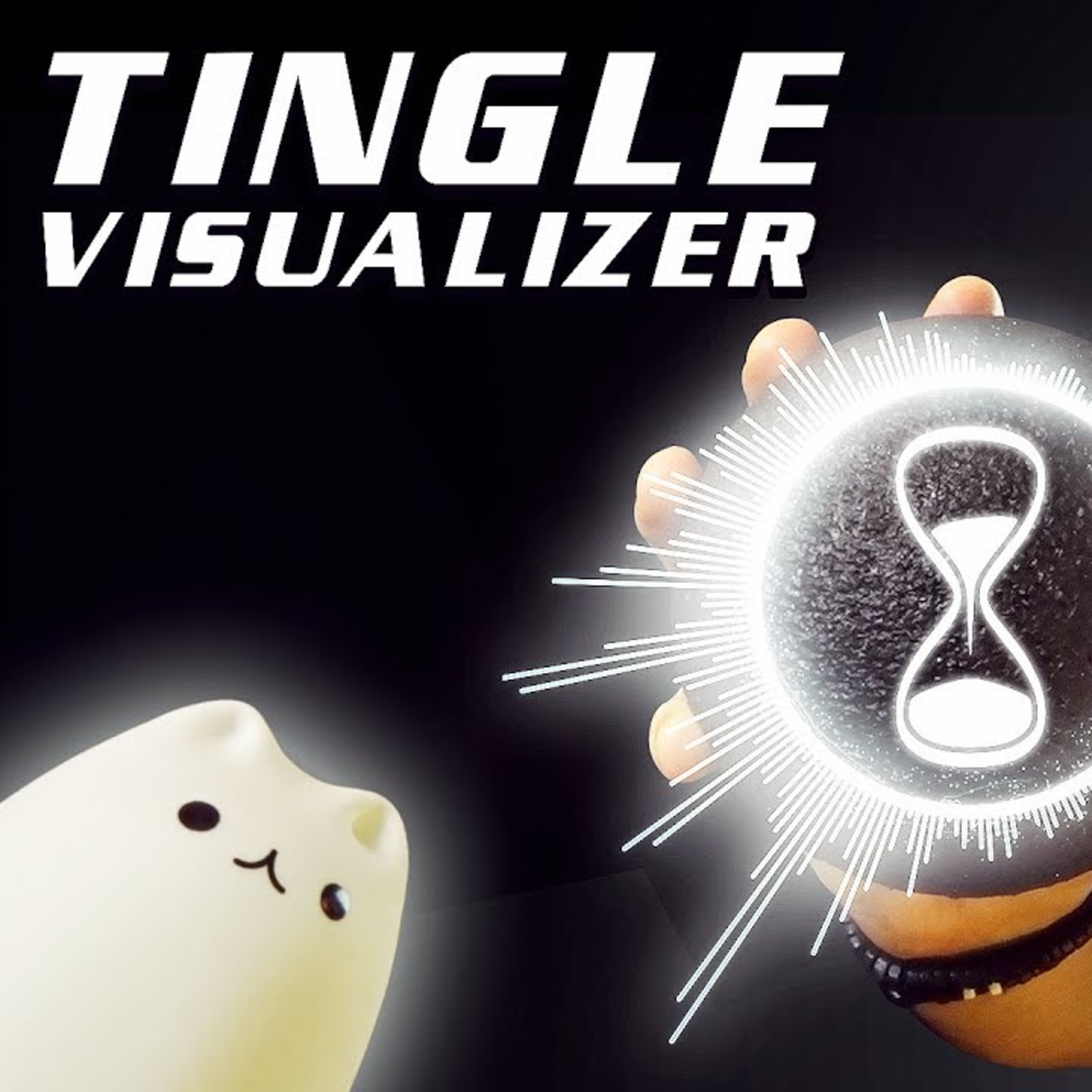 ASMR TINGLE VISUALIZER | Trigger Words & Tapping