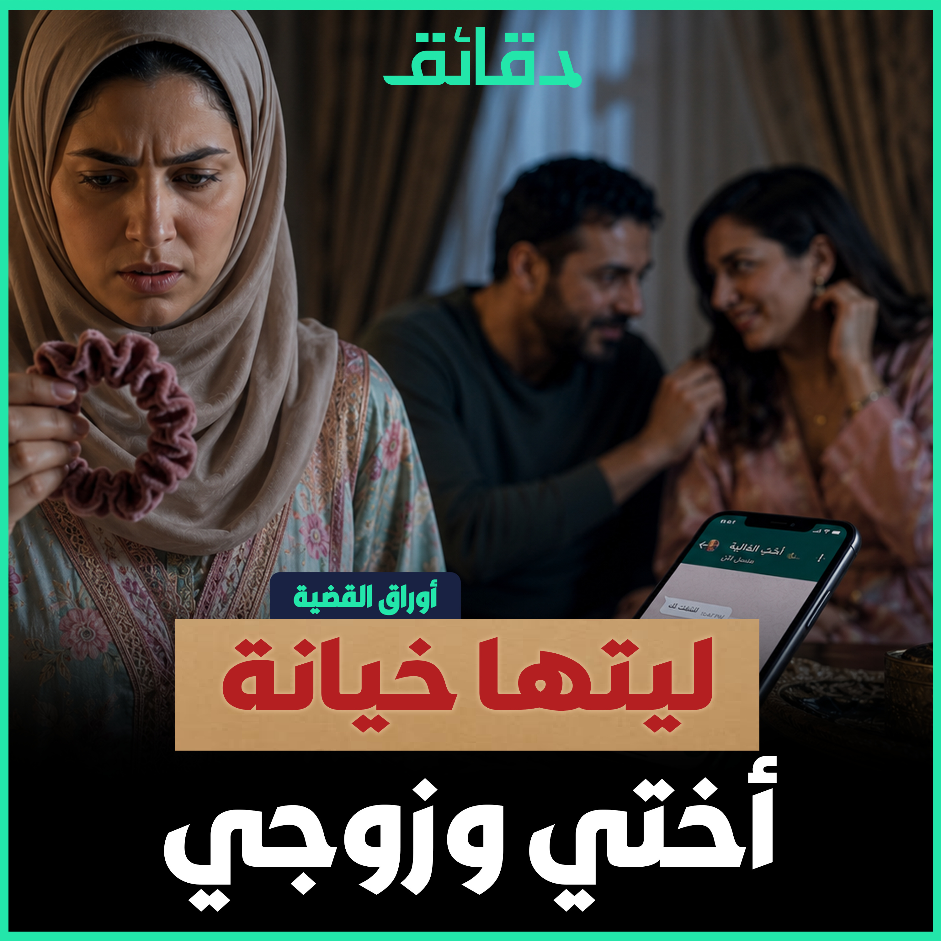 كلمة ماتعمليش غدا كشفت زوجها وأختها .. ليتها خيانة | بودكاست أوراق القضية