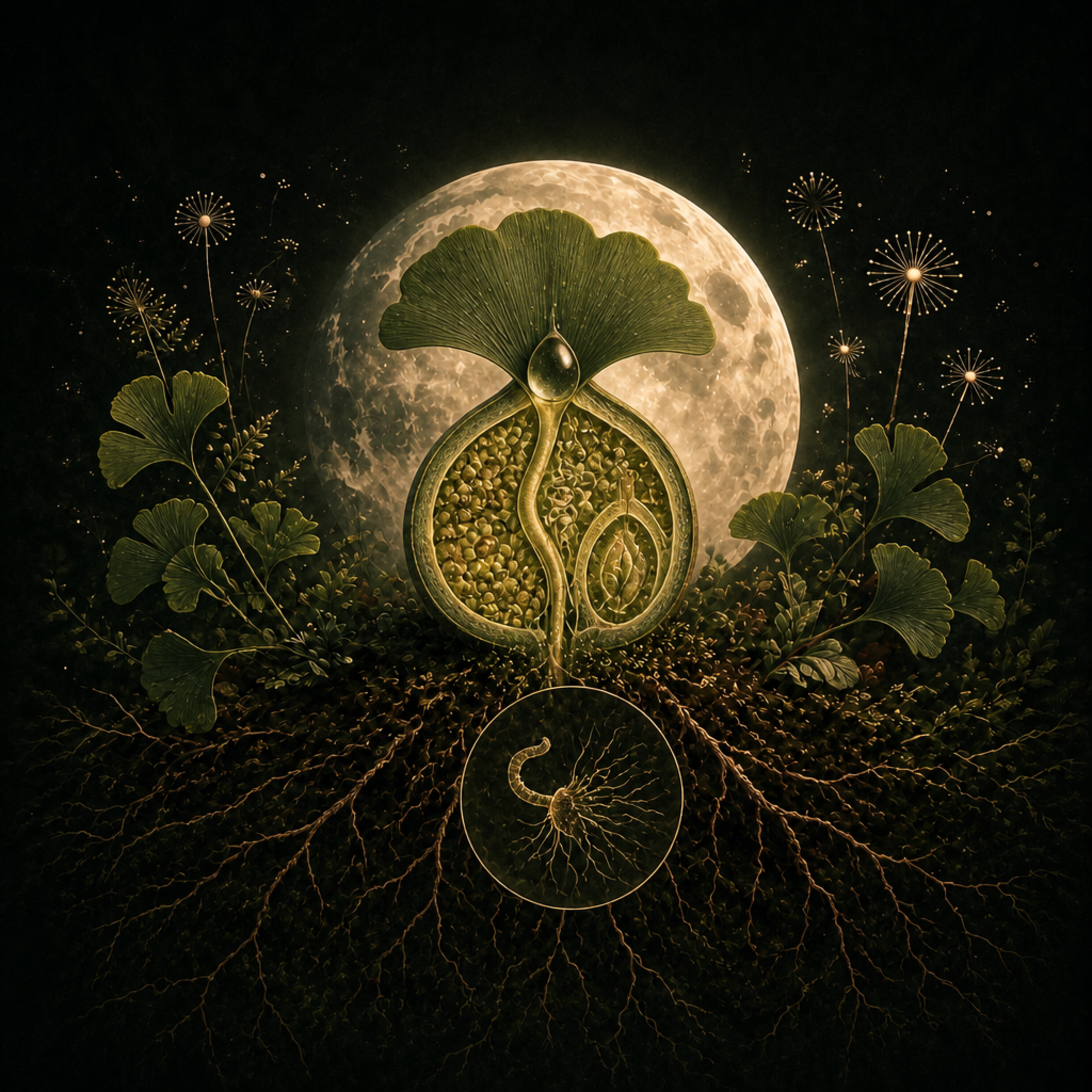 Ginkgo – Wie Pollentropfen, Pollenschlauch und schwimmende Spermien zum Samen führen episode artwork