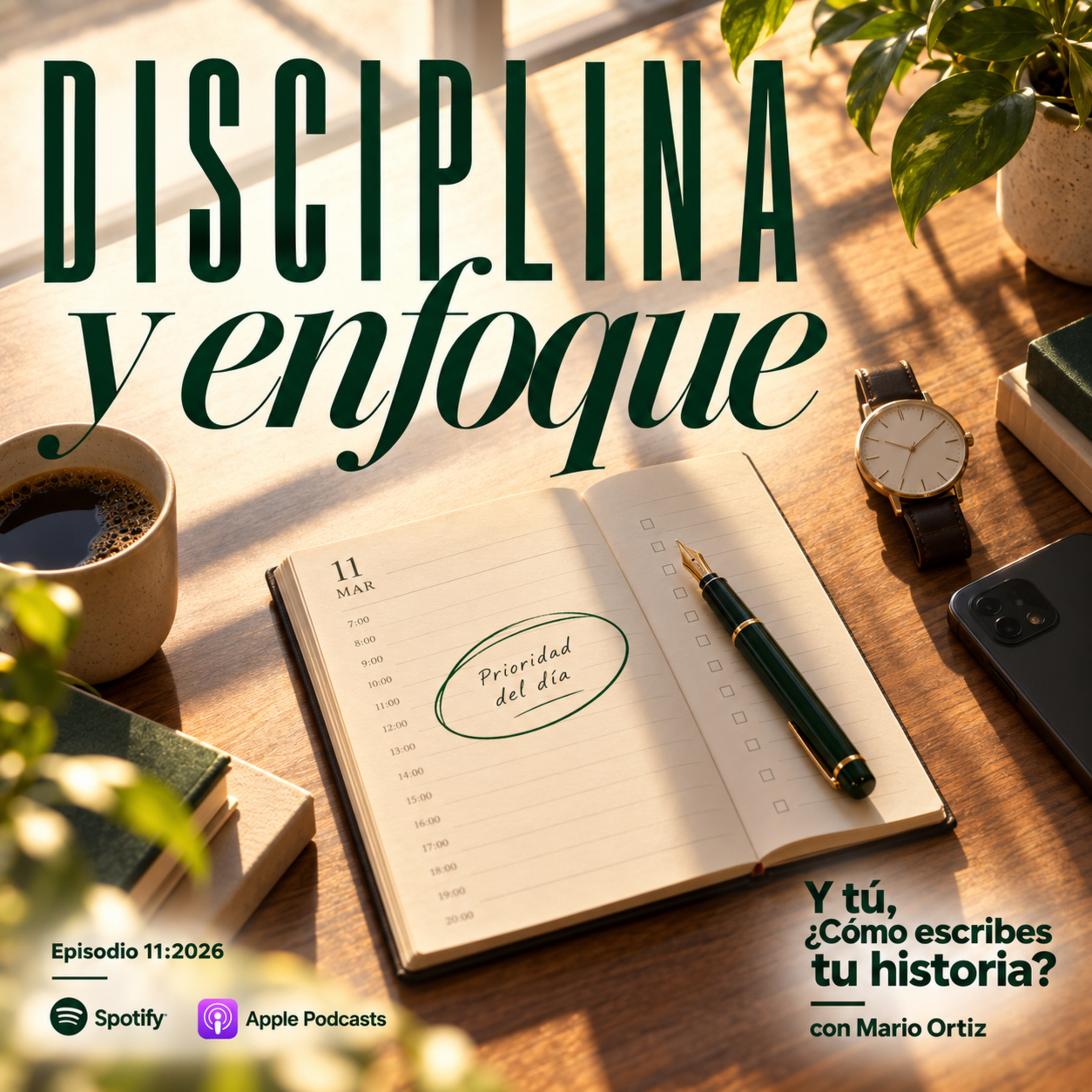 Portada de Y tú, ¿cómo escribes tu historia? con Mario Ortiz