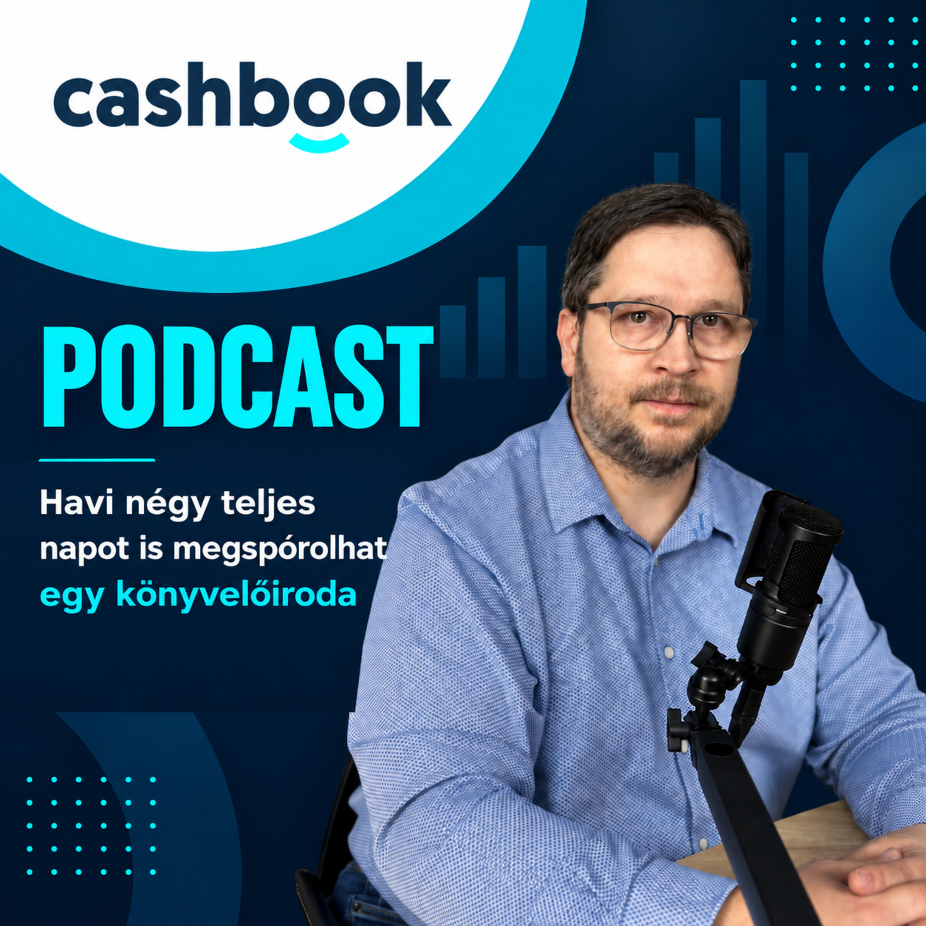 Havi négy teljes napot is megspórolhat egy könyvelőiroda /// Cashbook Podcast 2. episode artwork
