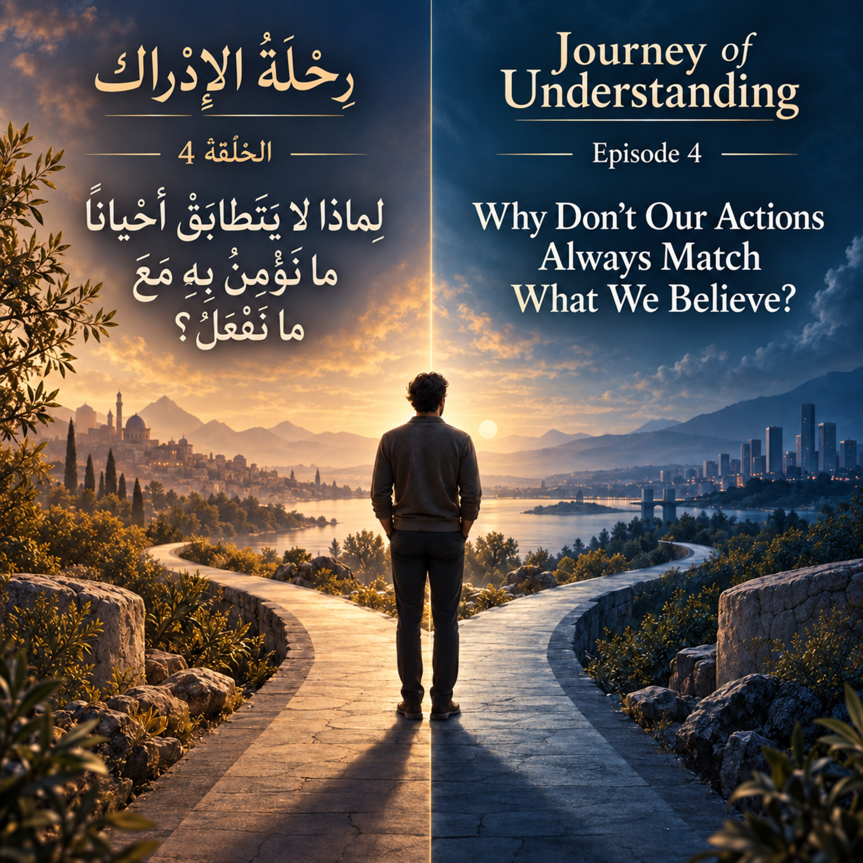 رحلة الإدراك | الحلقة 4 | لماذا لا يتطابق أحيانًا ما نؤمن به مع ما نفعله؟ episode artwork