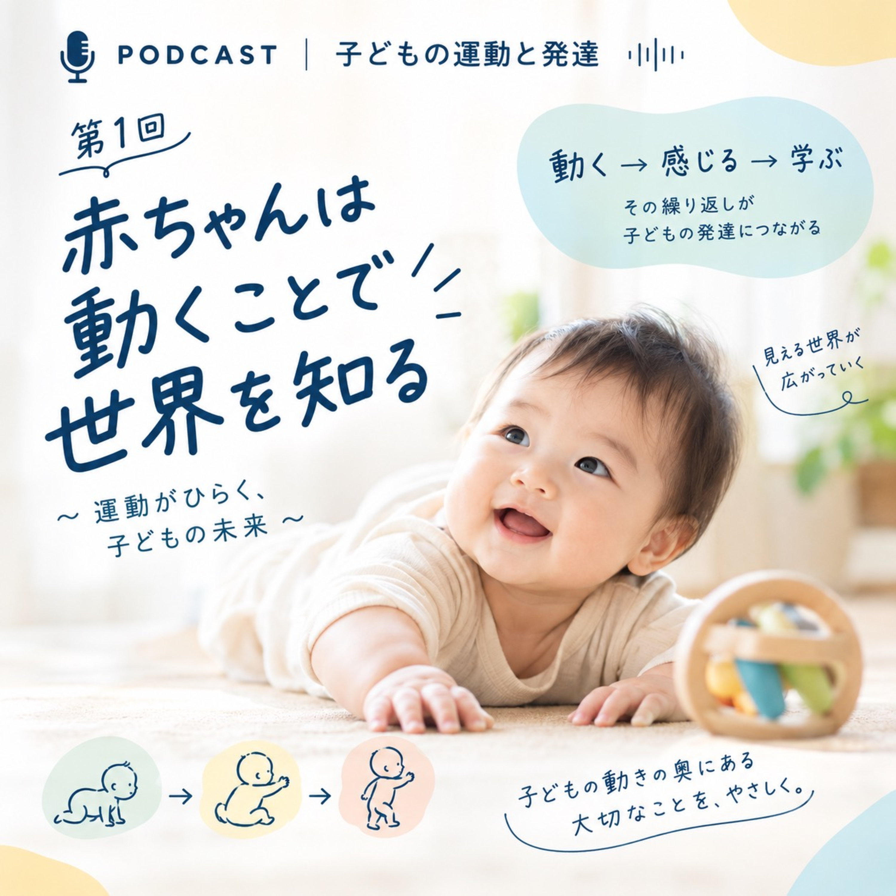 第1回「赤ちゃんは動くことで世界を知る」 episode artwork