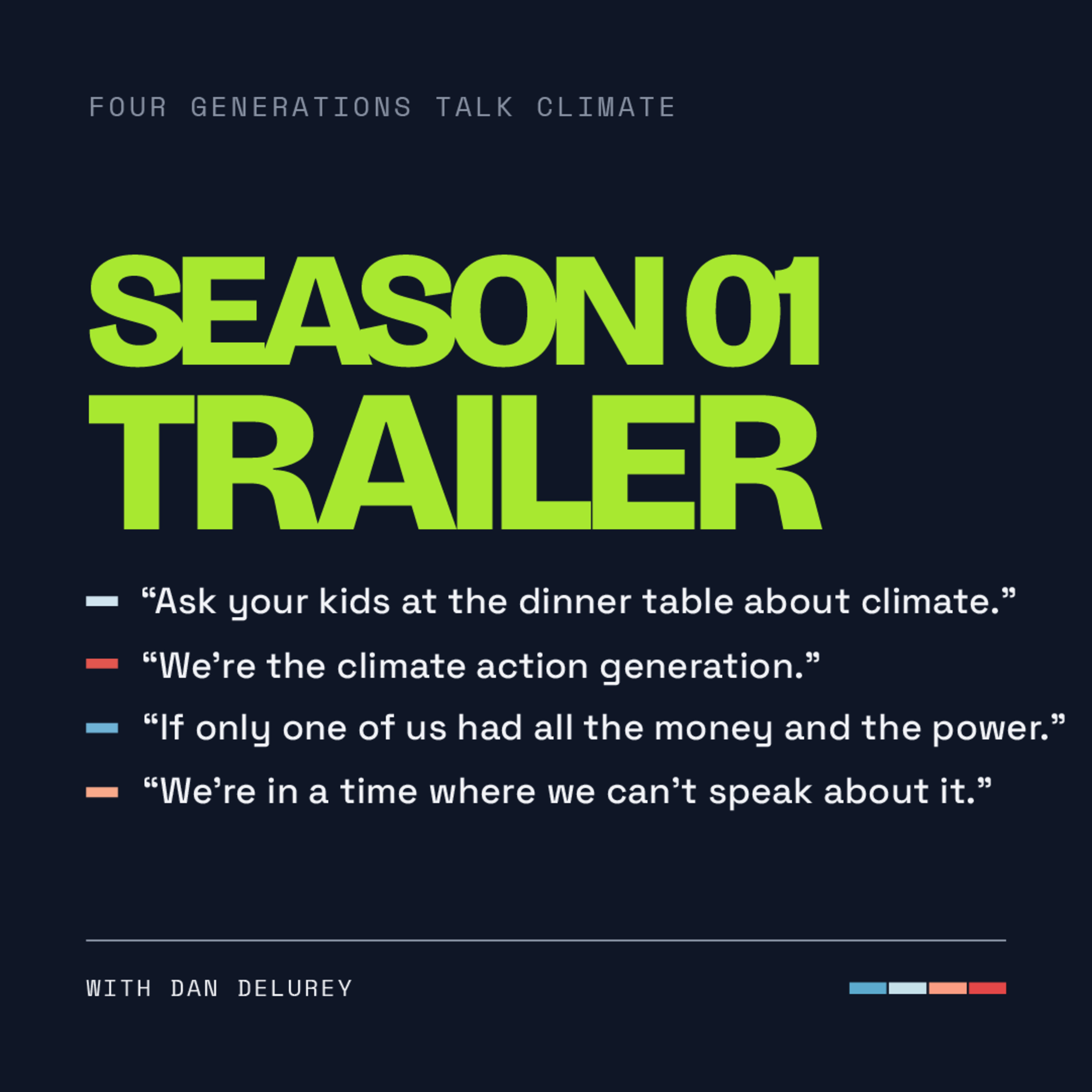Cover art for Four Generations Talk Climate Trailer