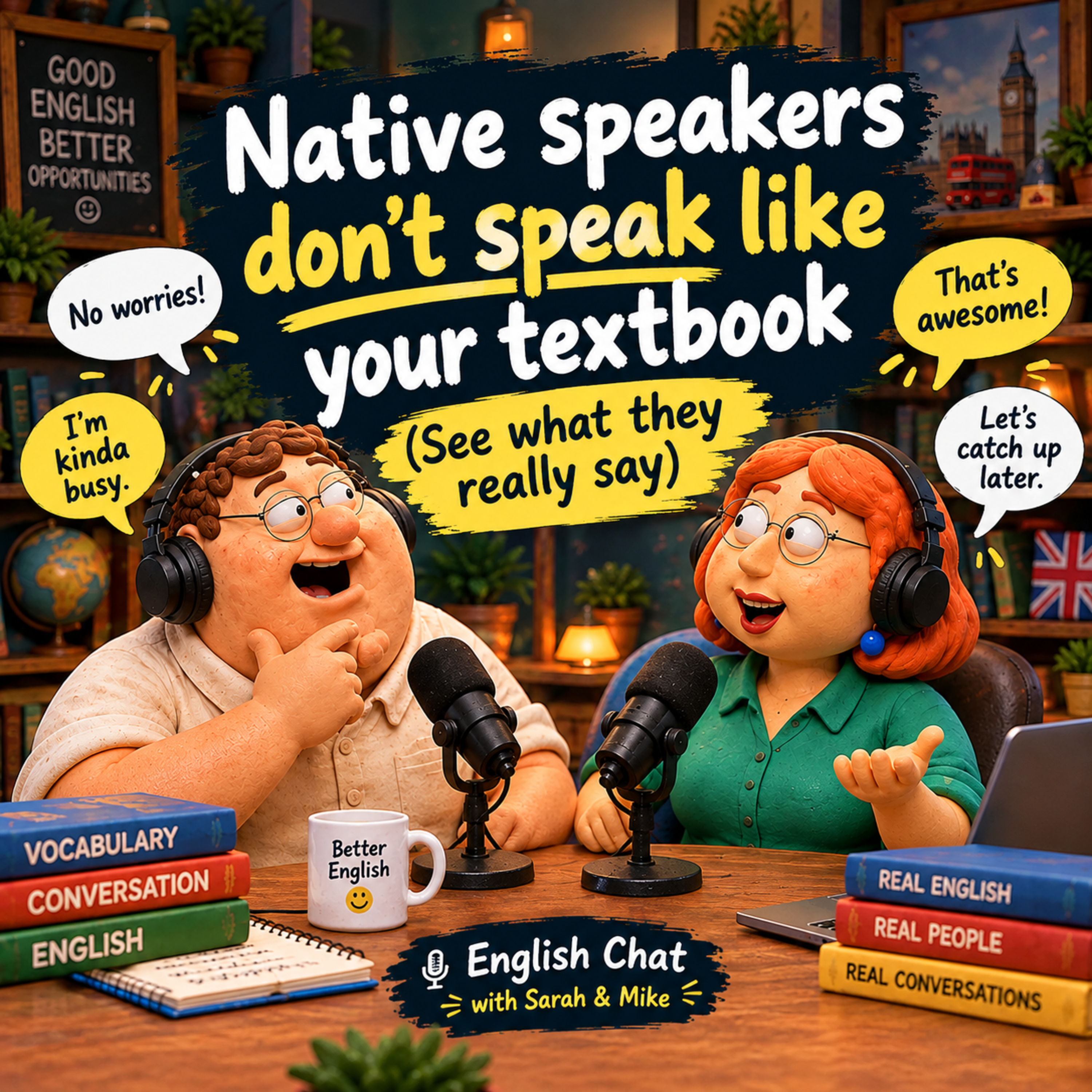 Native speakers don't speak like your textbook (See what they really say)