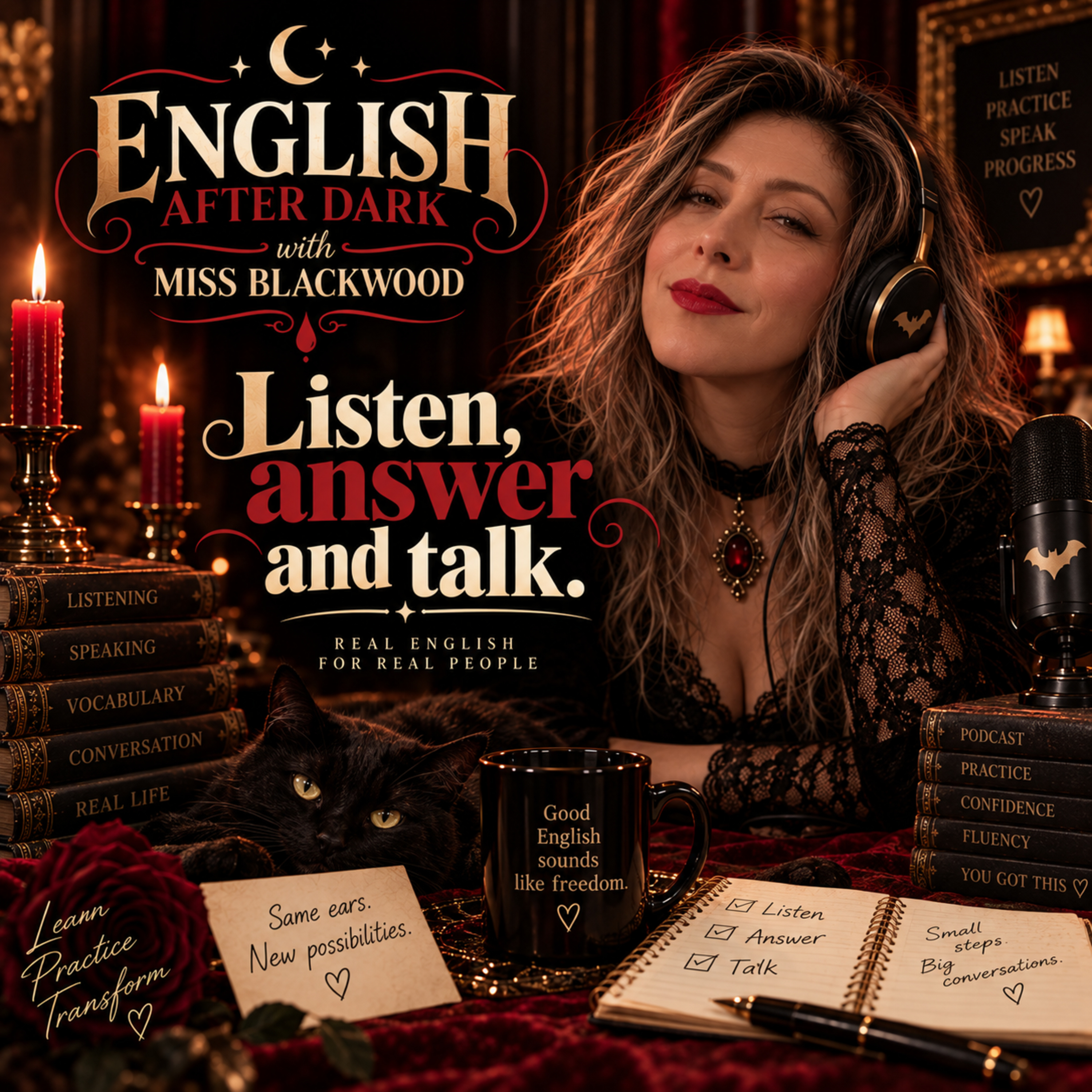 Listen, answer and talk episode artwork