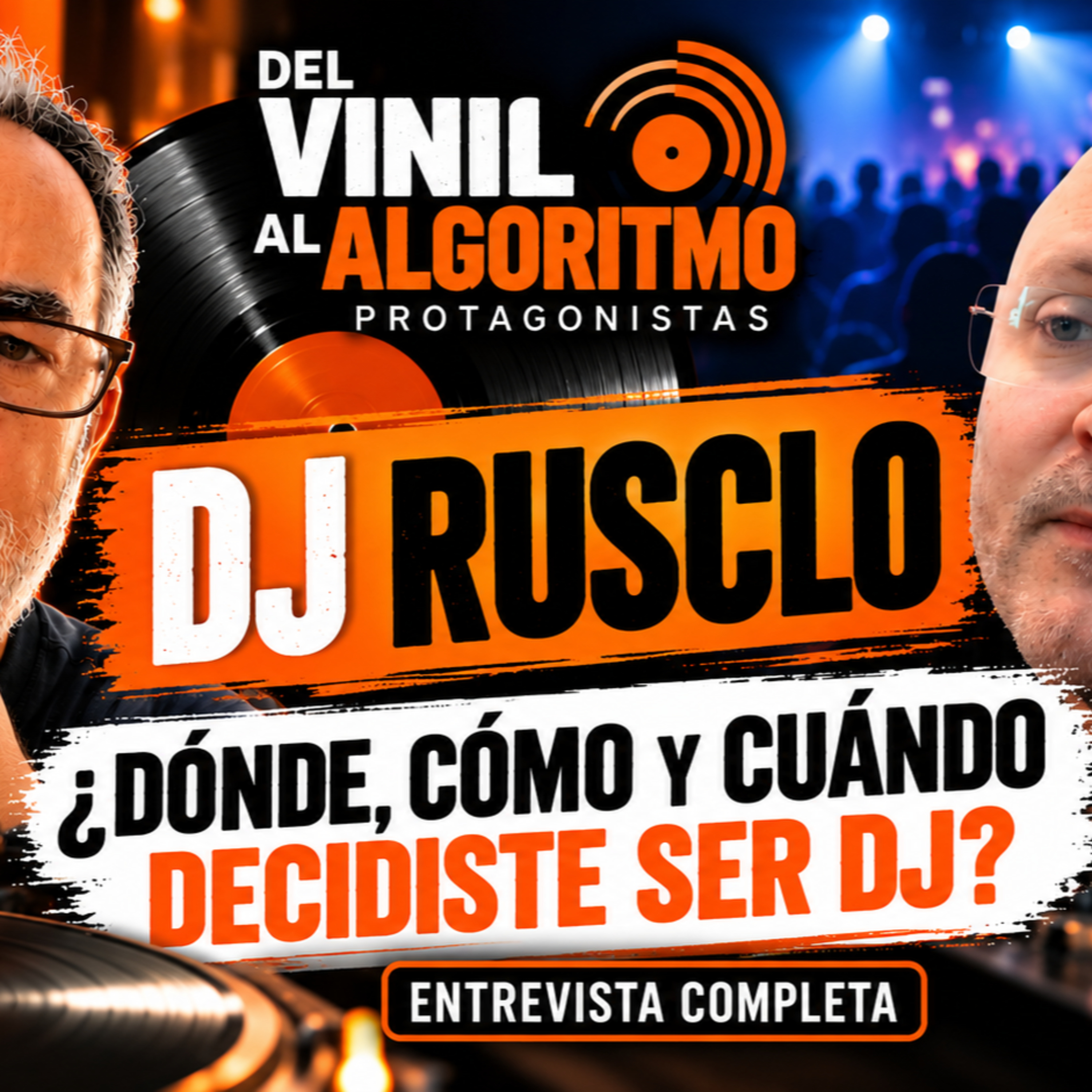 Portada de Del Vinilo al Algoritmo – Protagonistas