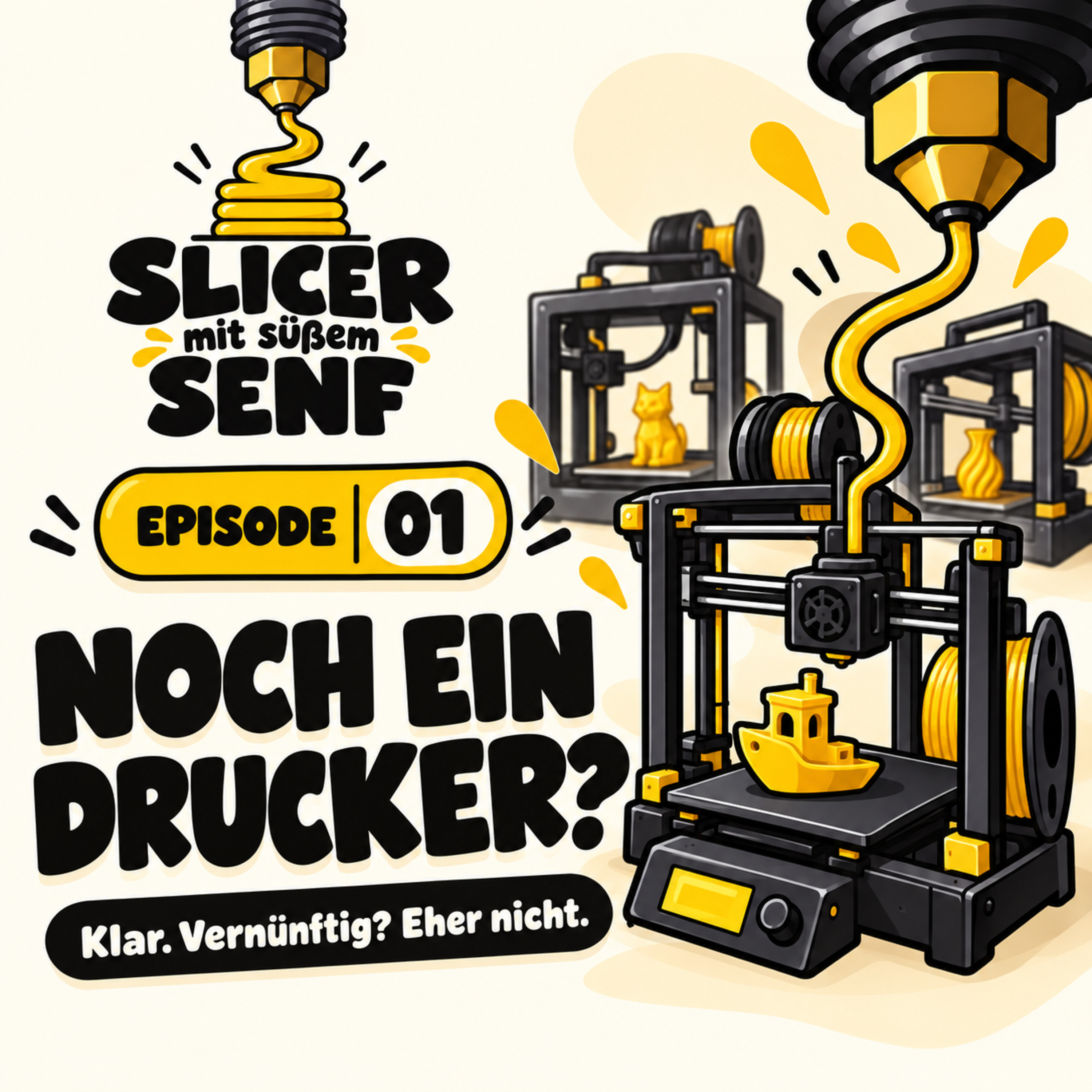 #1 Noch ein Drucker? Klar. Vernünftig? Eher nicht. episode artwork
