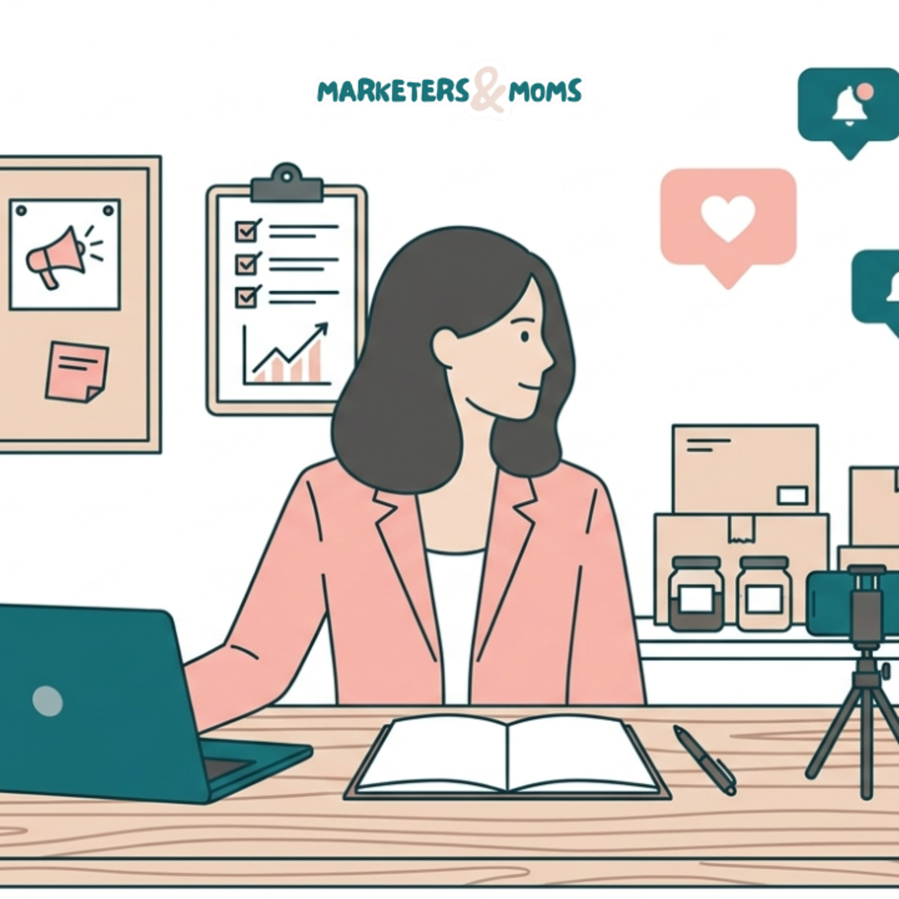 Simple Three Step Marketing for Mompreneurs | M&M episode artwork