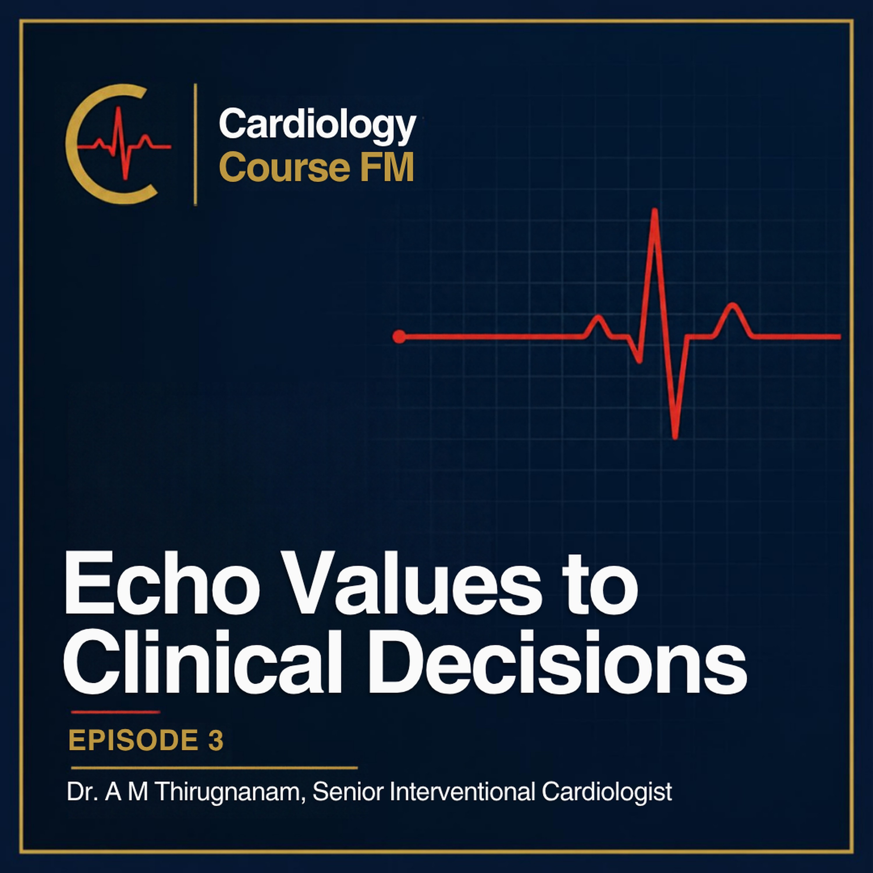 Cardiology Course FM Episode 3: Interpreting Echocardiography Values and Making Clinical Decisions