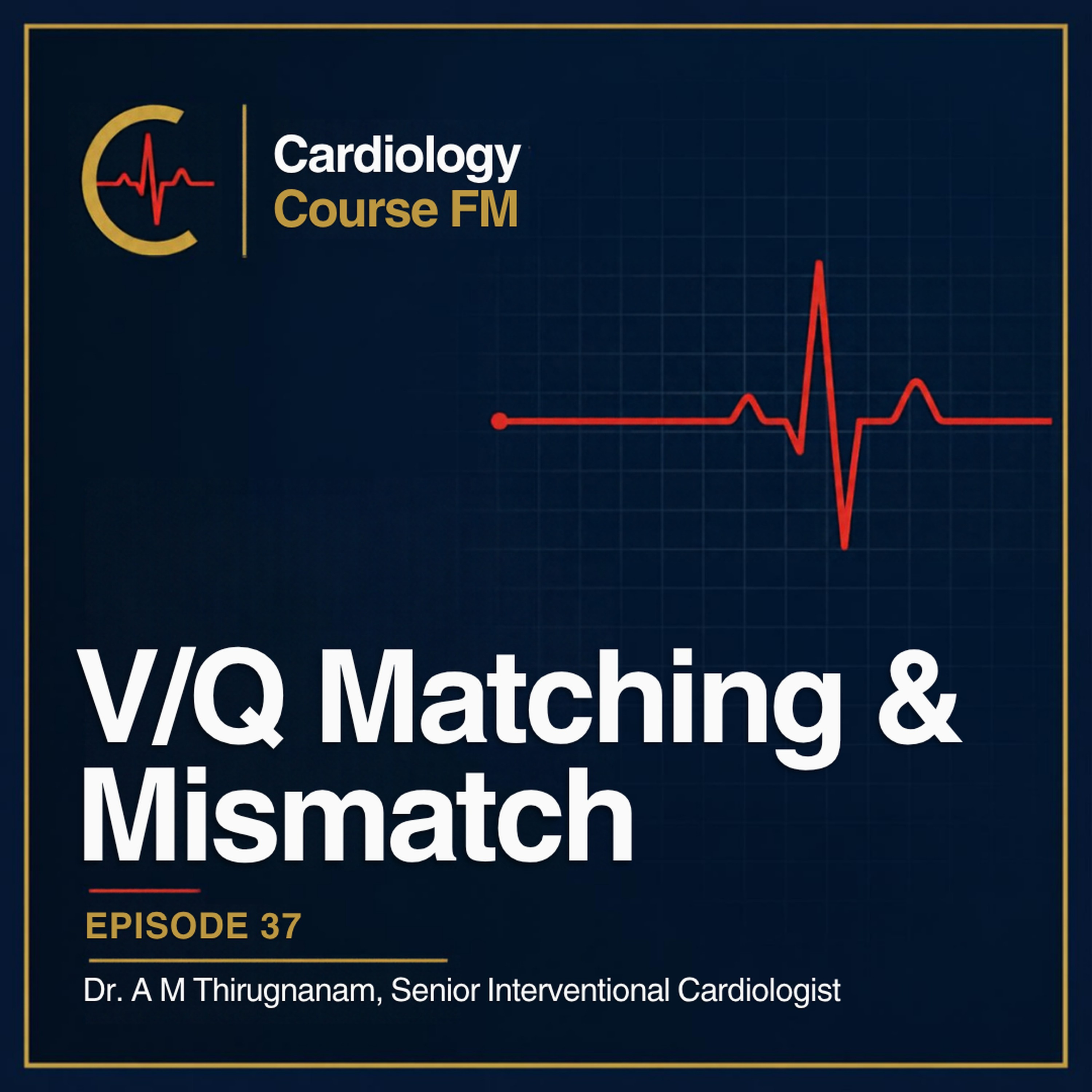 Cardiology Course FM Episode 37: Pulmonary Blood Flow and Alveolar Ventilation: Matching, Mismatch, Diagnosis and Treatment