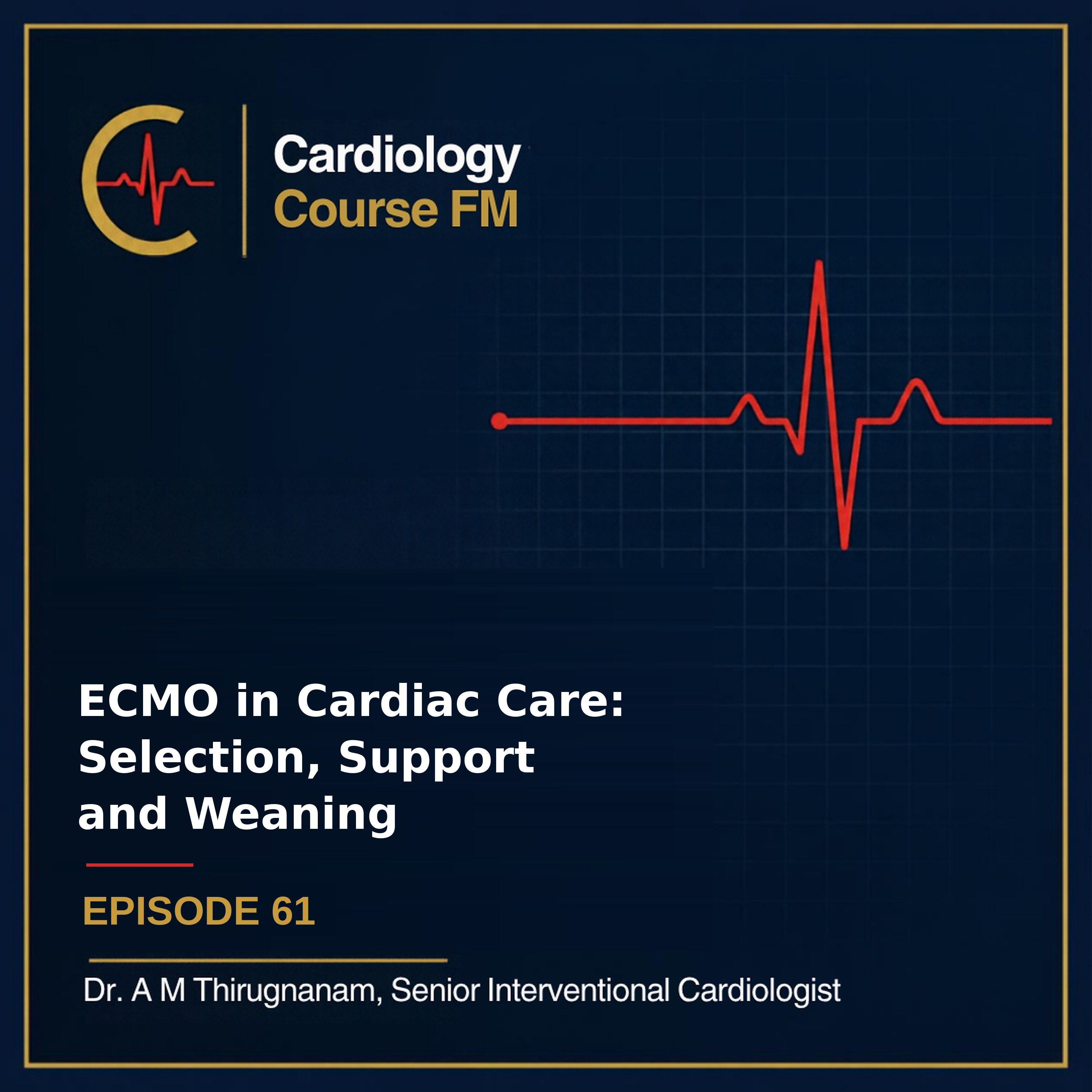 ECMO in Cardiac Care — Device Selection, Indications, Maintenance, Medications and Weaning