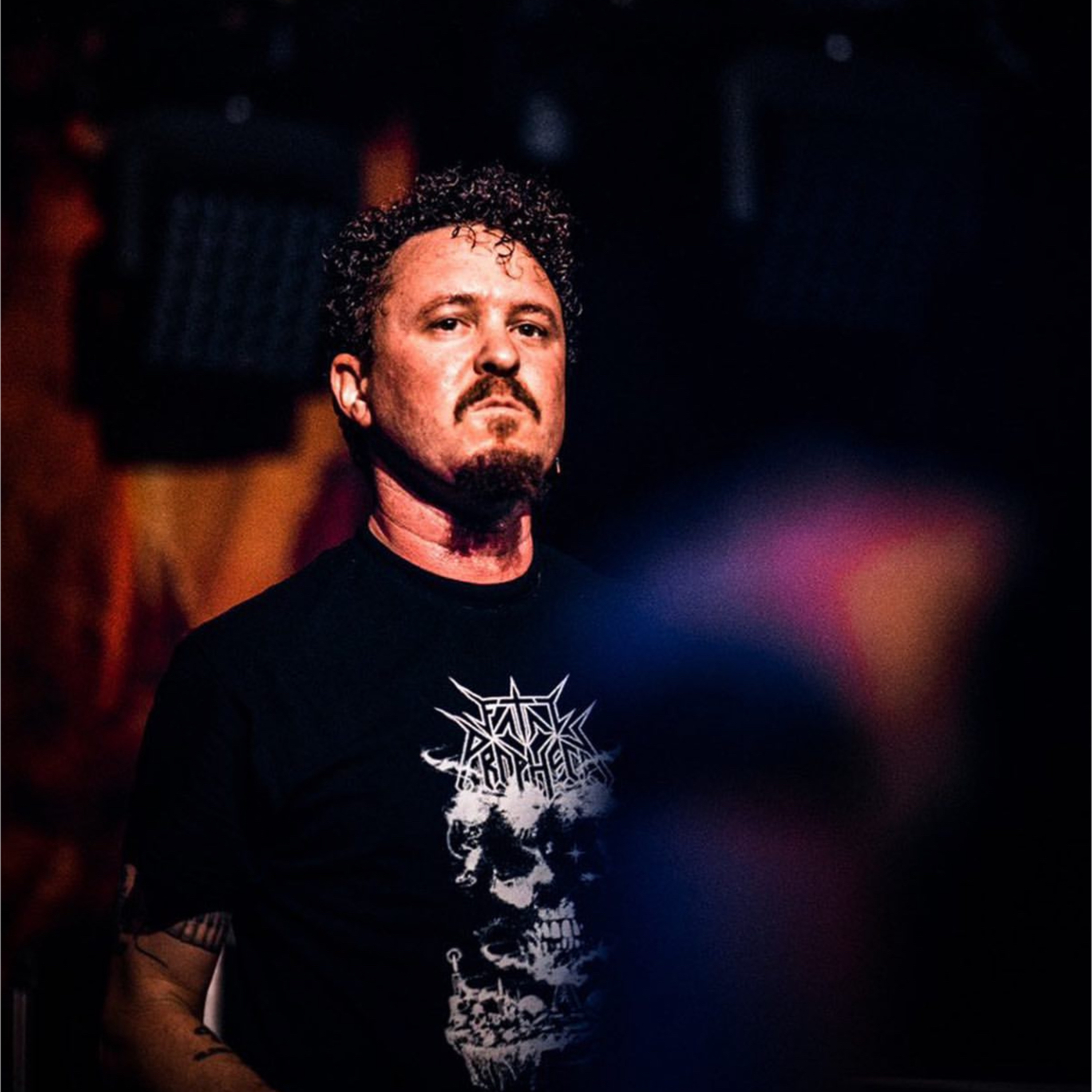 RJ the lead singer of the band Fatal Prophecy and UPS Man.