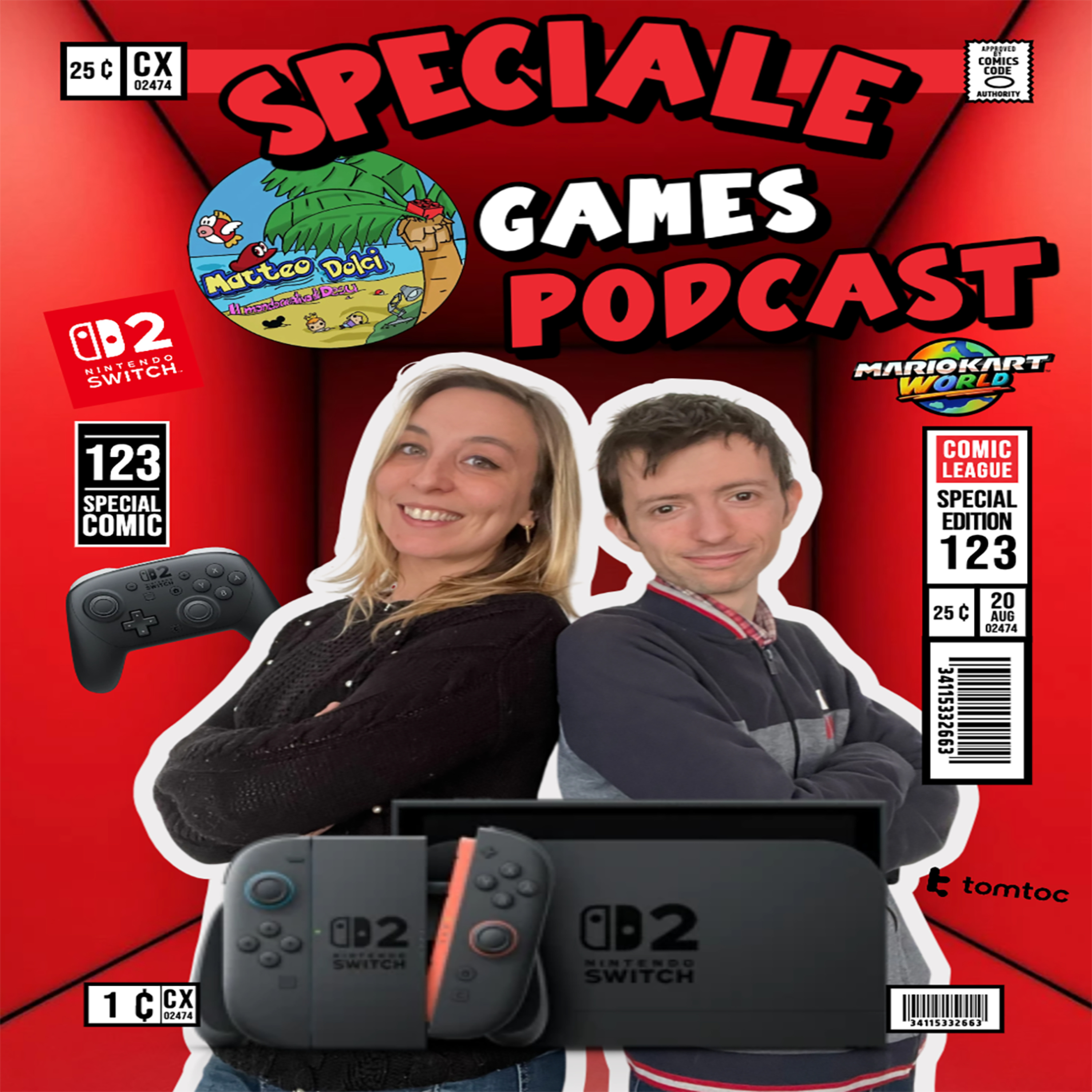 Speciale Matteo Dolci Games Podcast Nintendo Switch 2 n123 06/06/25 episode artwork