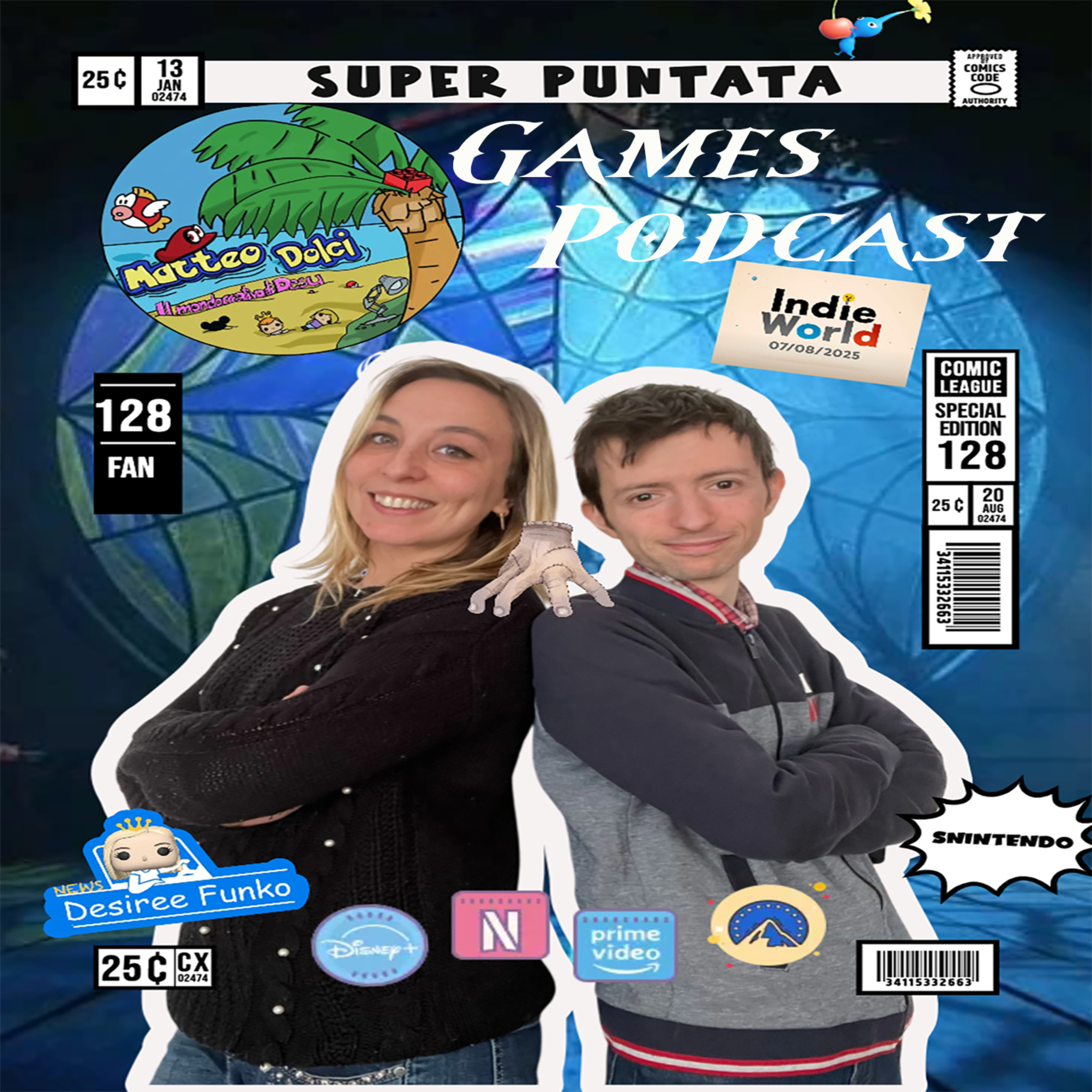 Matteo Dolci Games Podcast n128 08/08/25 episode artwork