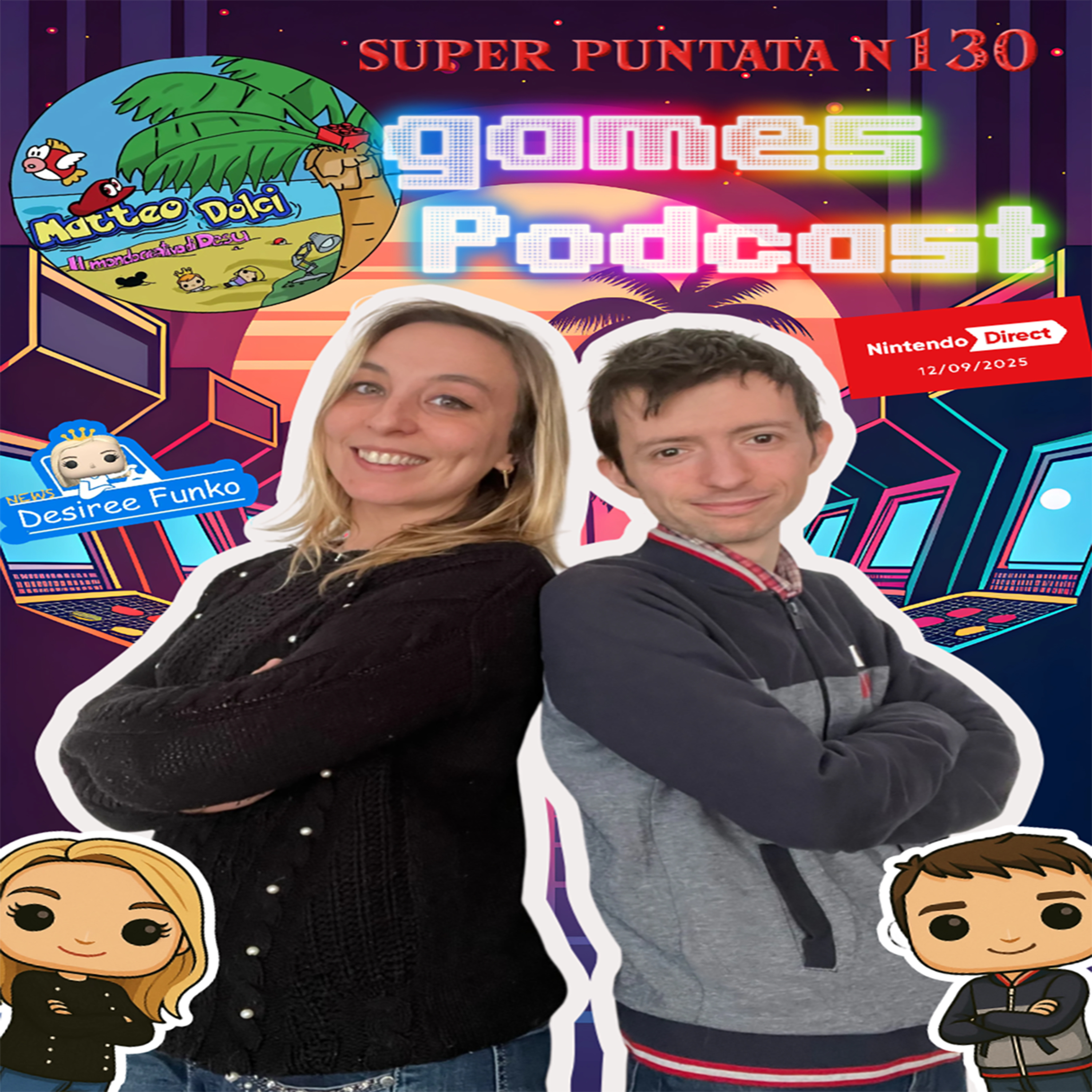 Matteo Dolci games Podcast n130 12/09/25 episode artwork