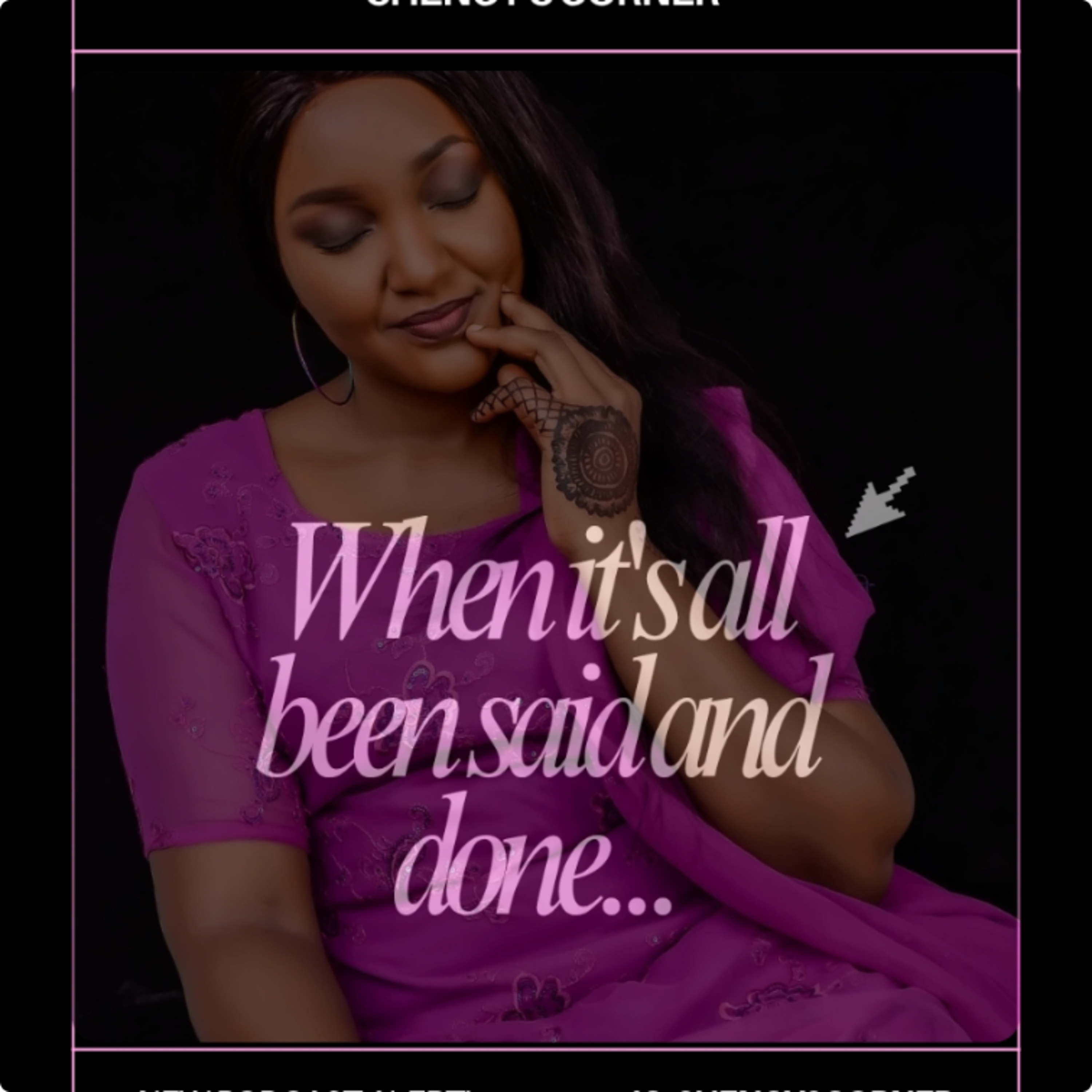 When it's all been said and done... 