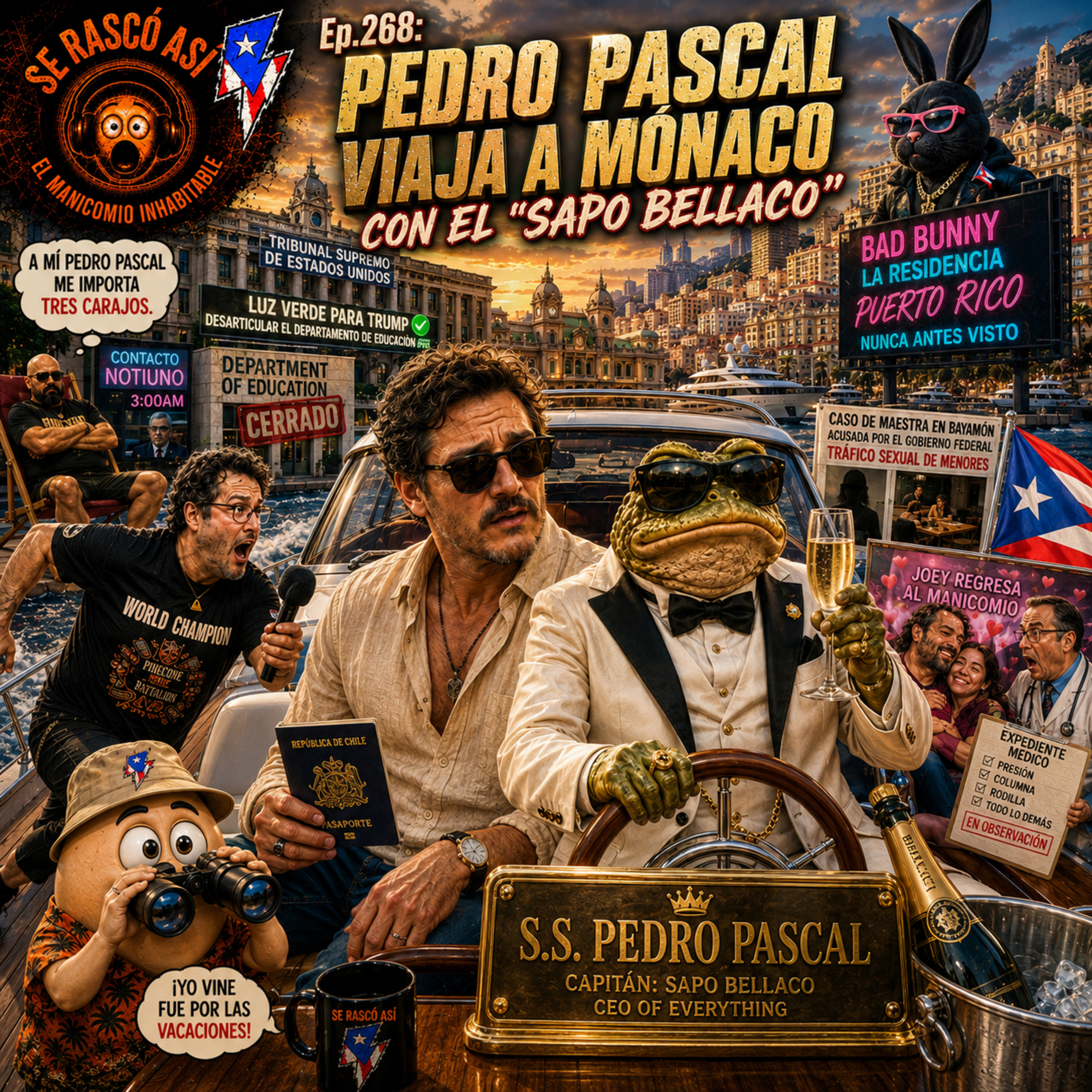 Ep.268: Pedro Pascal viaja a Monaco con el “Sapo Bellaco” episode artwork