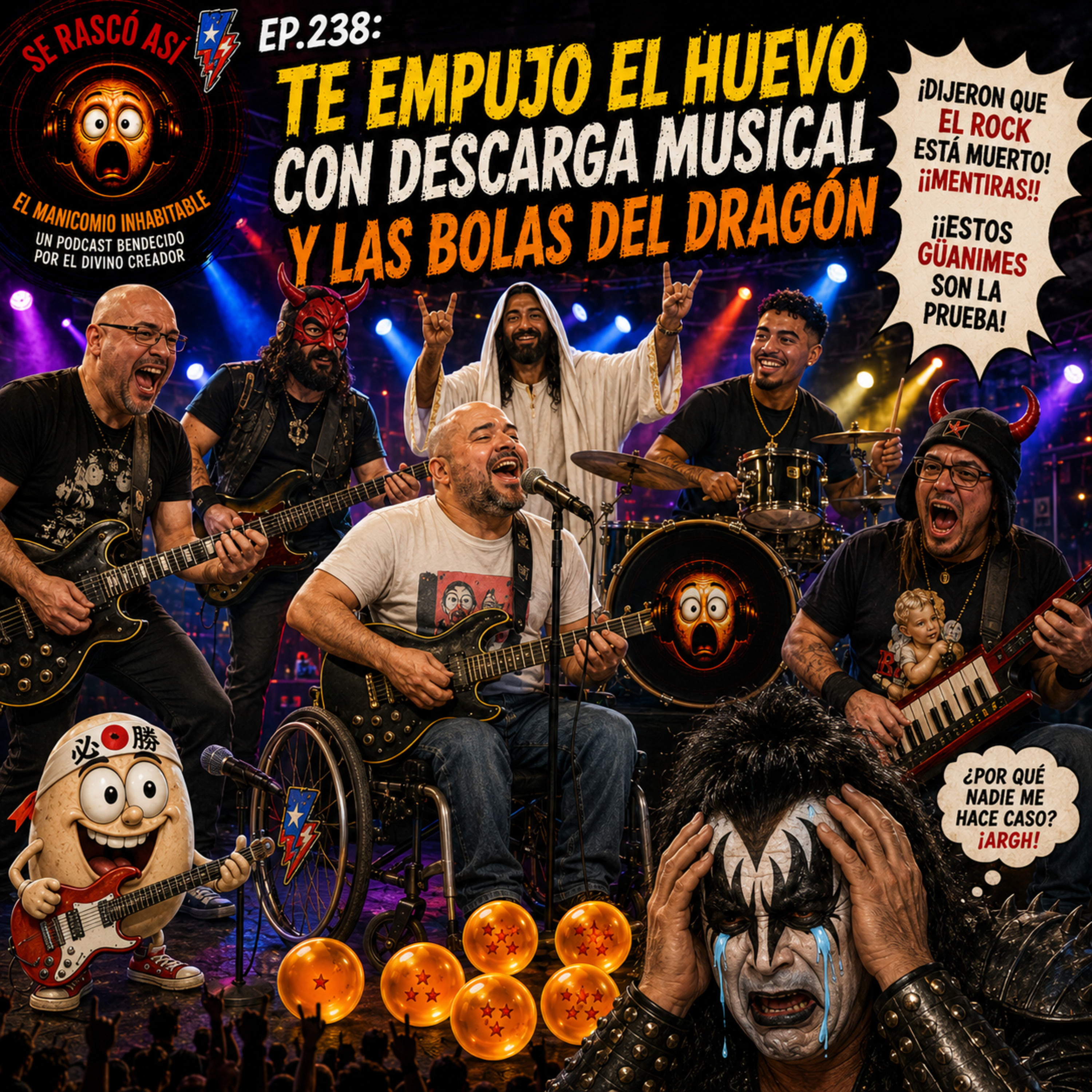 Ep.238: Te Empujo El Huevo con Descarga Musical y Las Bolas del Dragón episode artwork