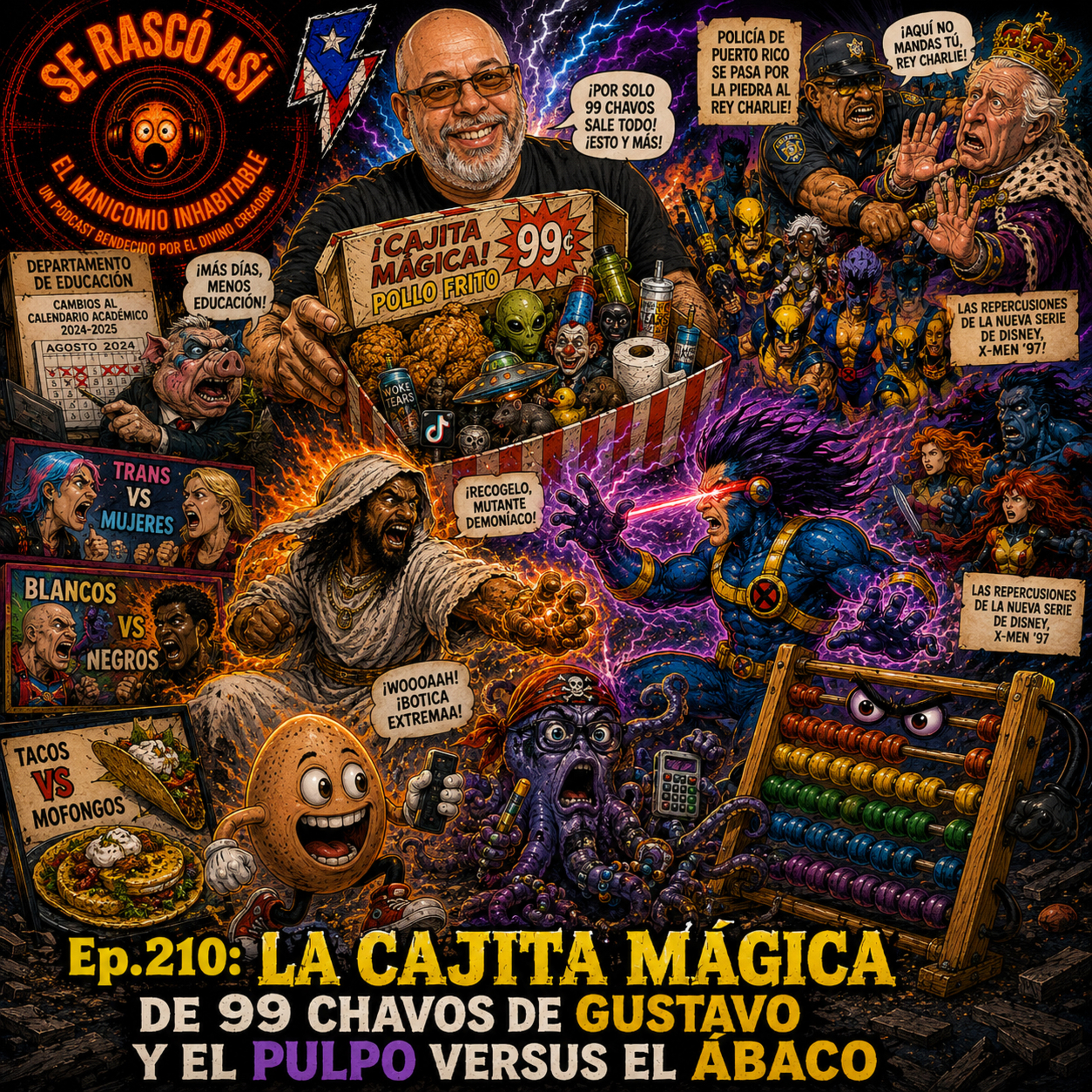Ep.210: La Cajita Mágica de 99 chavos de Gustavo y el Pulpo versus el Ábaco episode artwork