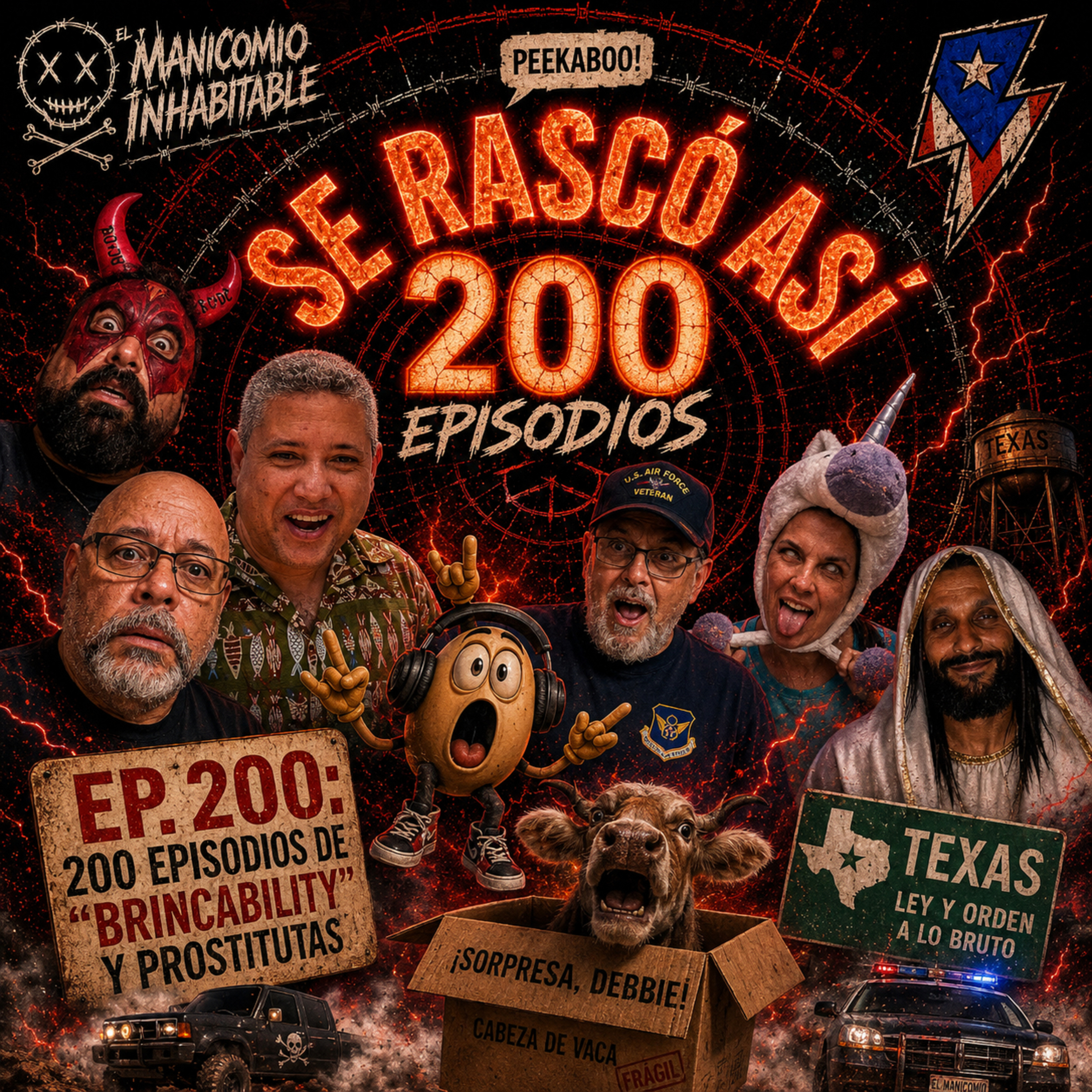 Portada de Se Rascó Así: ¡El Manicomio Inhabitable!