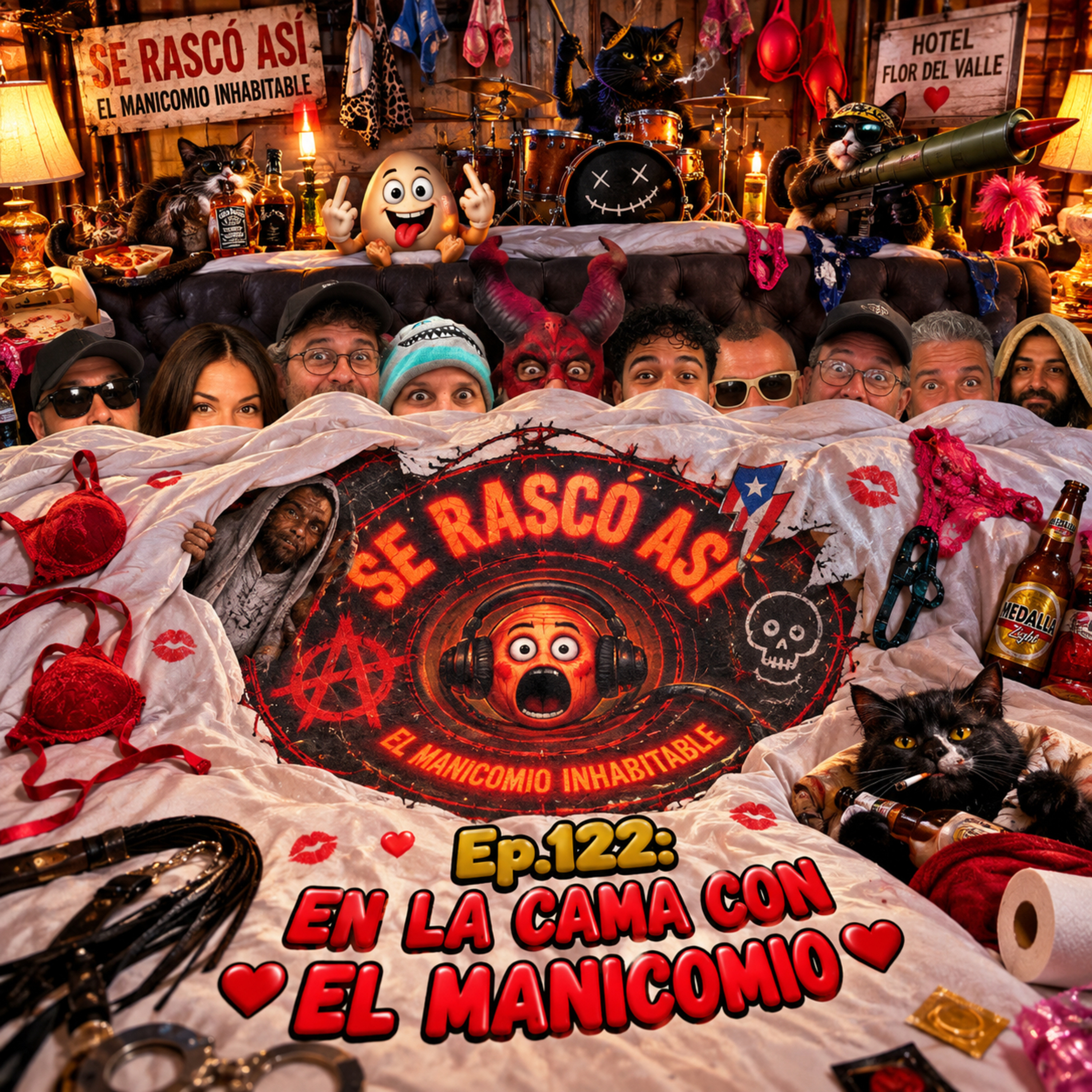Portada de Se Rascó Así: ¡El Manicomio Inhabitable!