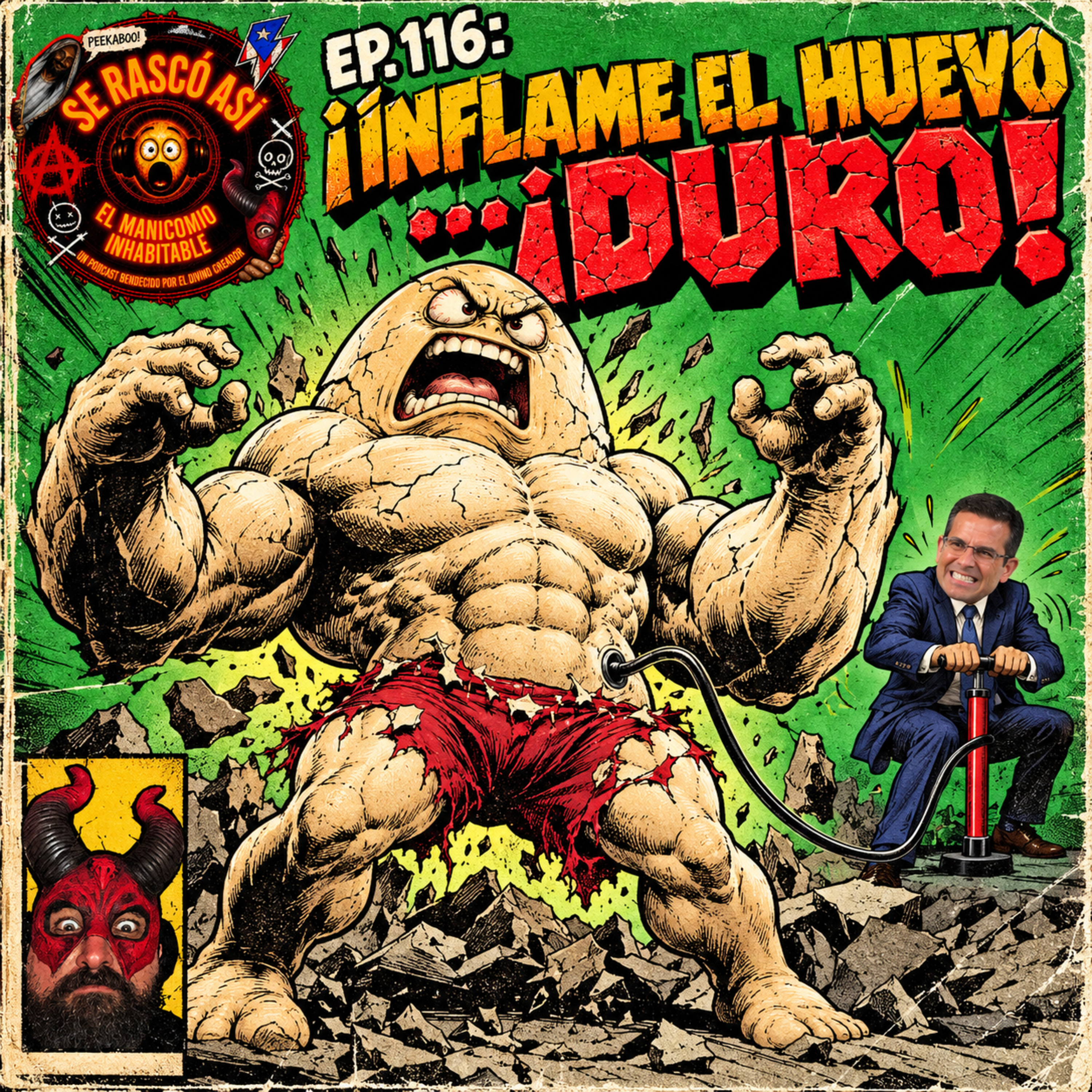 Portada de Se Rascó Así: ¡El Manicomio Inhabitable!
