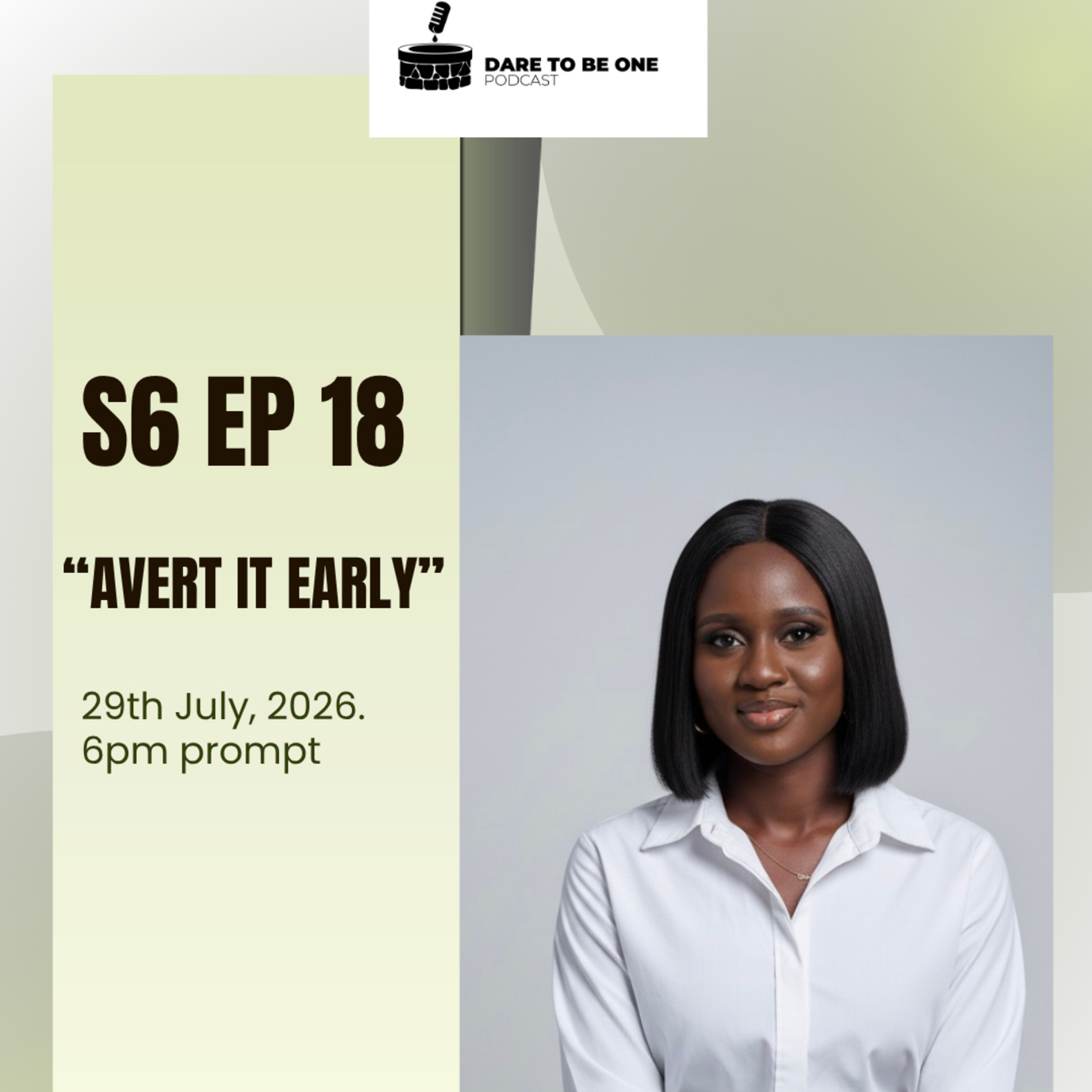 “Avert it early” episode artwork