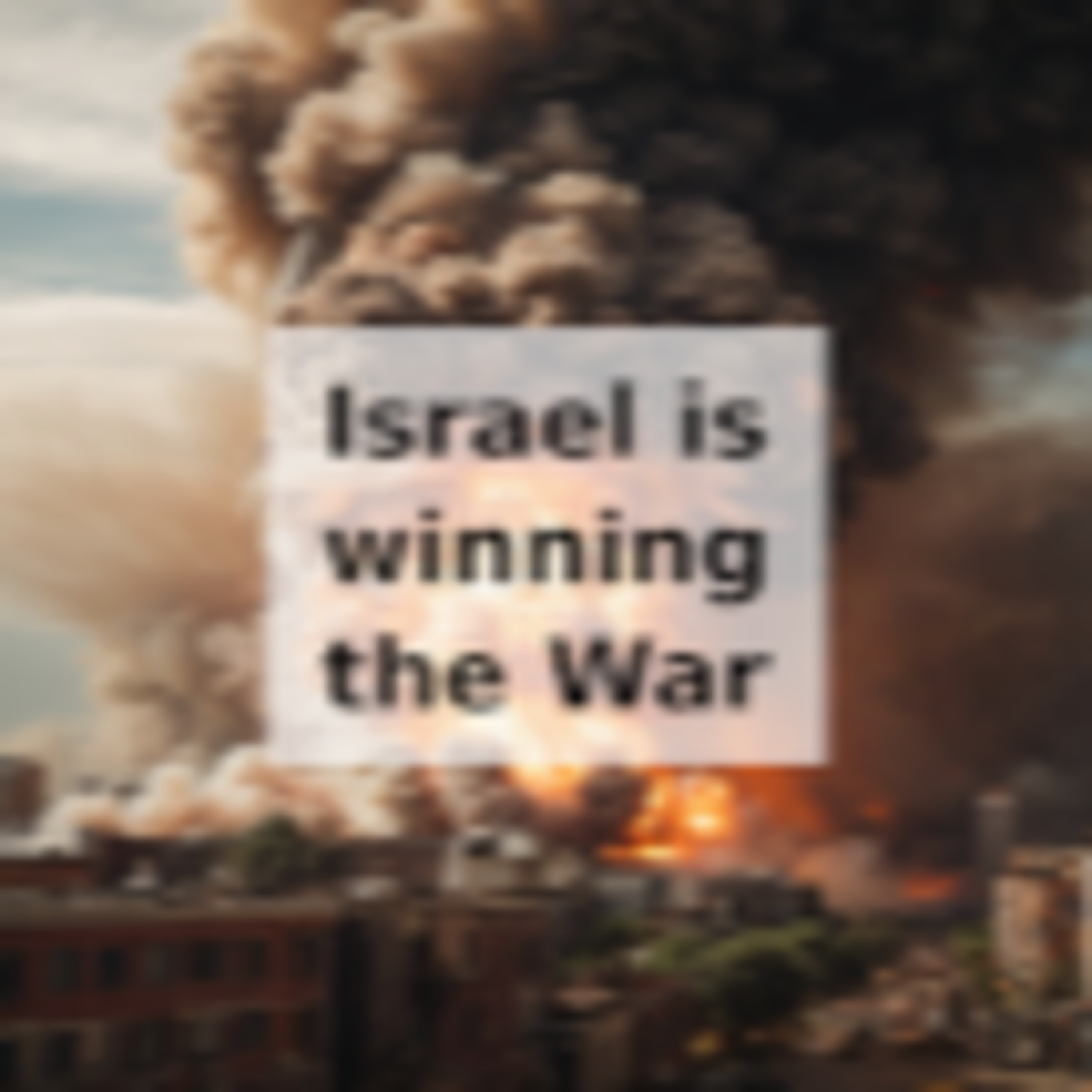 Israel is winning the War episode artwork