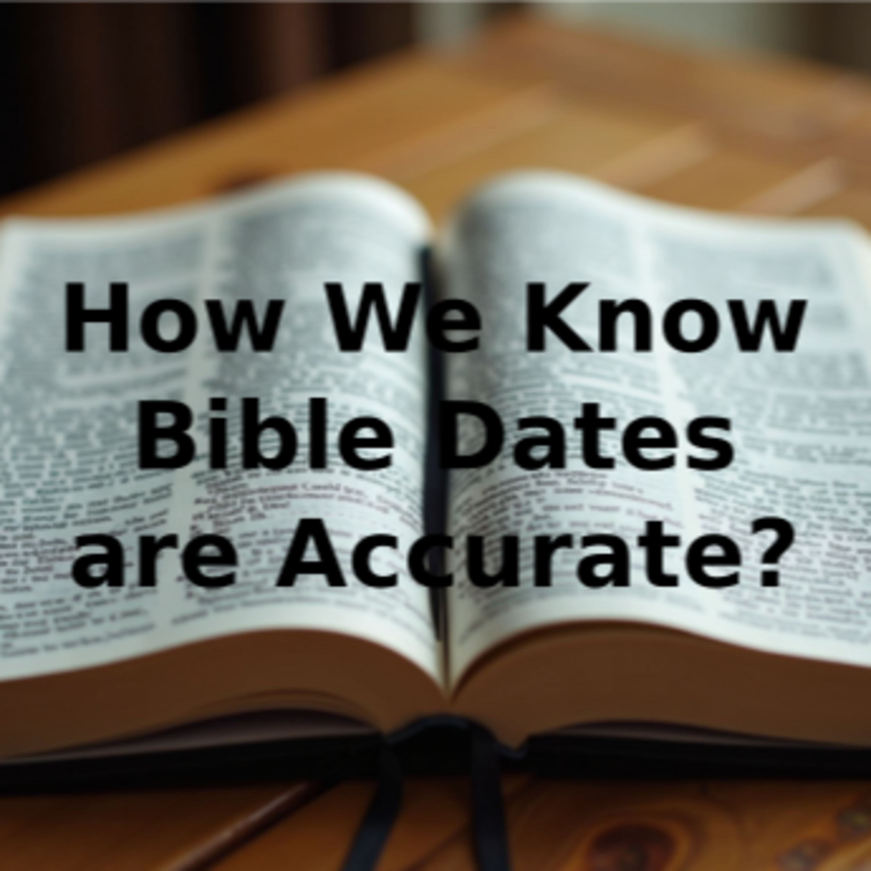 How We Know Bible Dates are Accurate? episode artwork