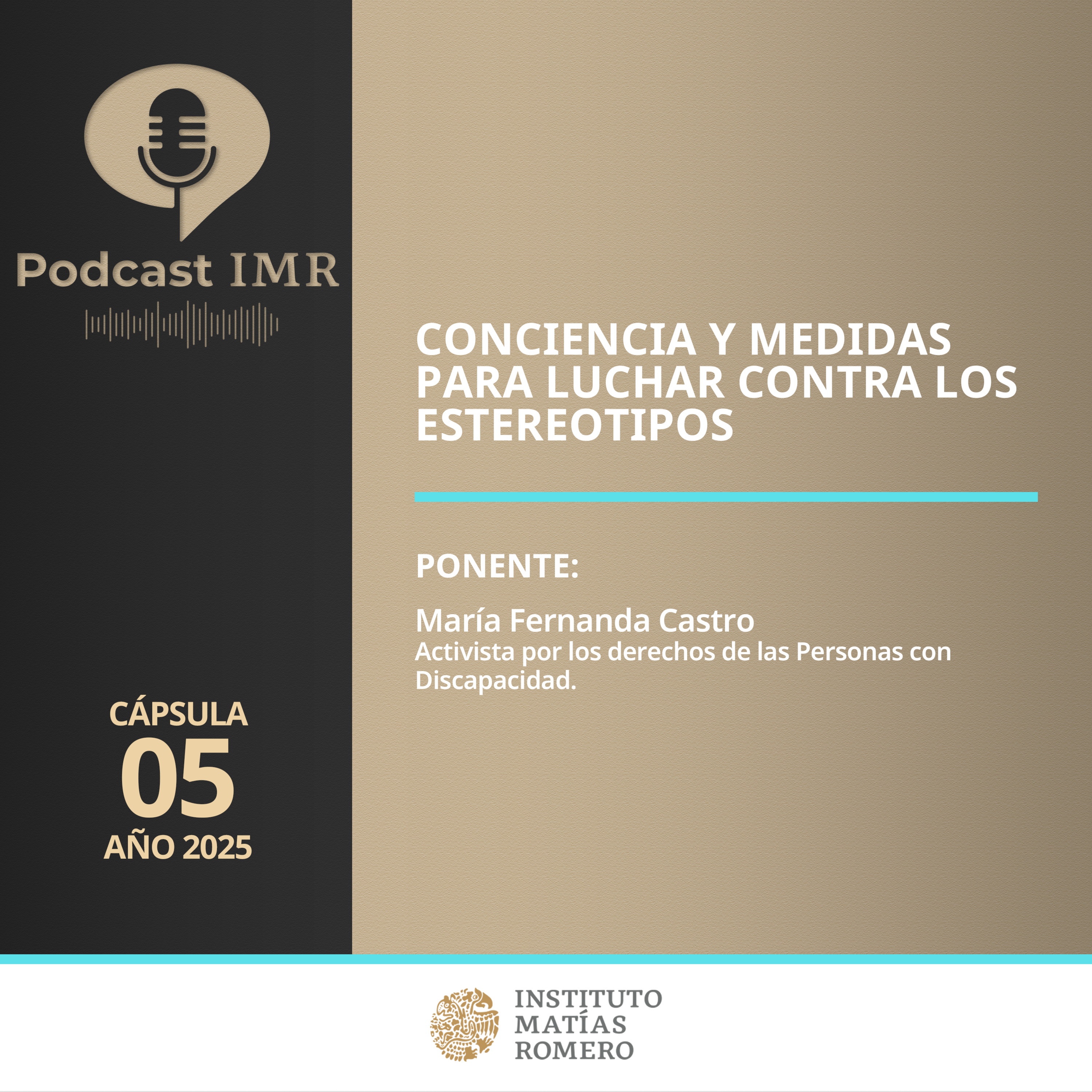 Cápsula IMR - Conciencia y medidas para luchar contra los estereotipos