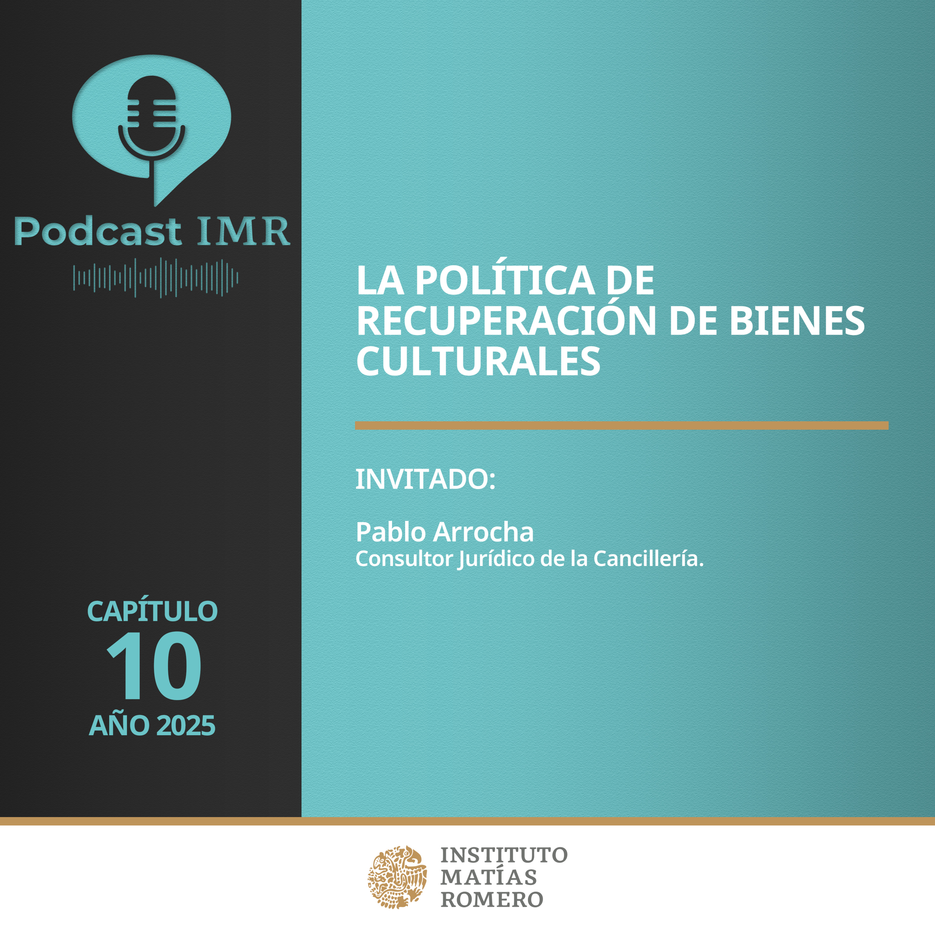 Podcast IMR - La política de recuperación de bienes culturales