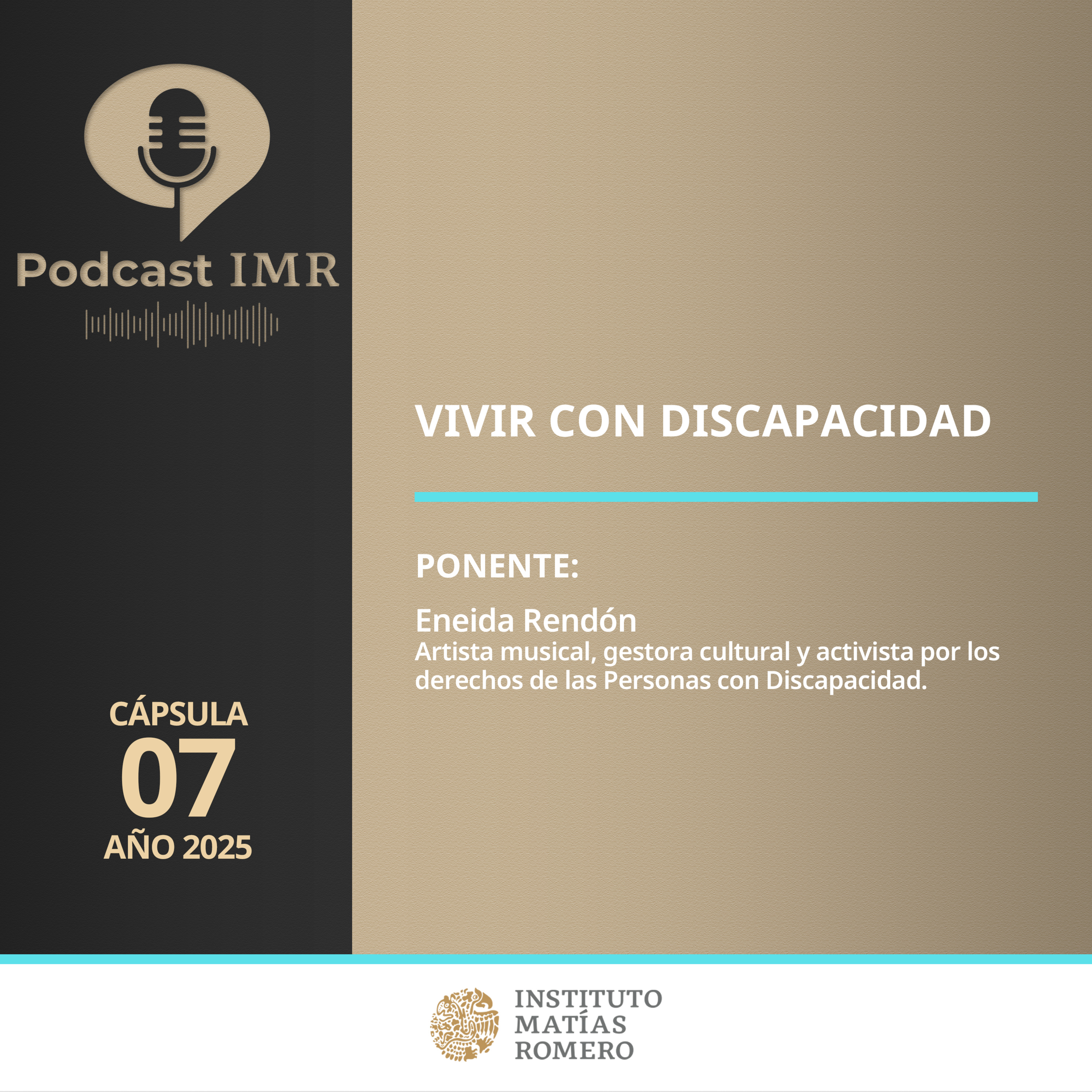 Cápsula IMR - Vivir con discapacidad