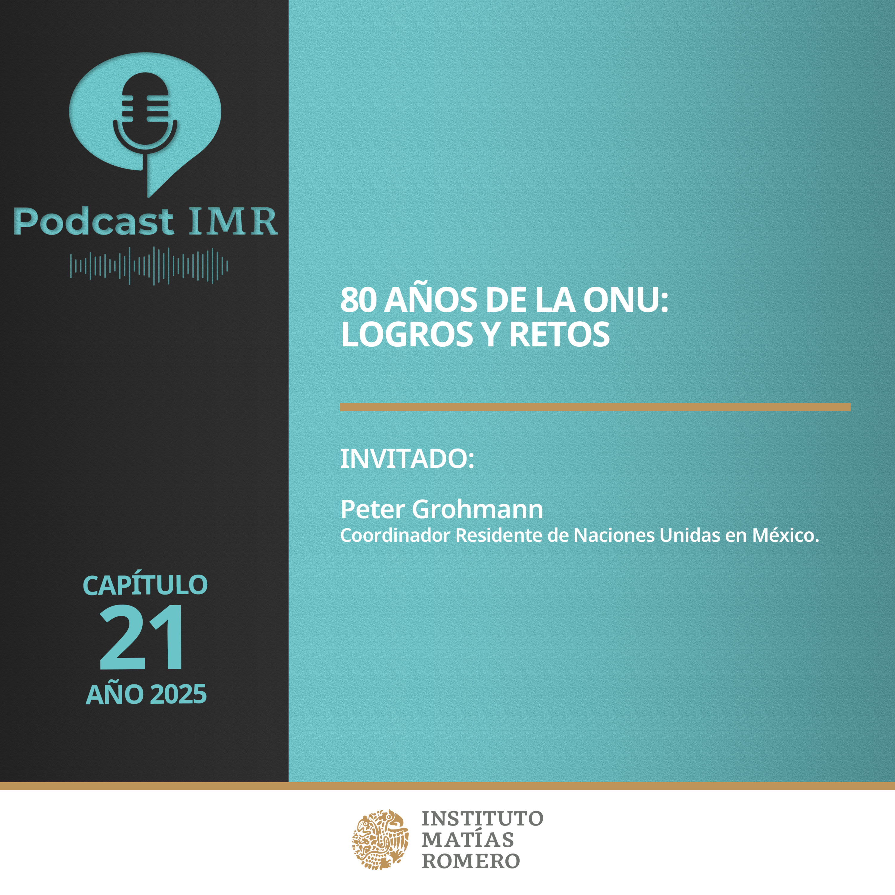 Podcast IMR - 80 años de la ONU: logros y retos