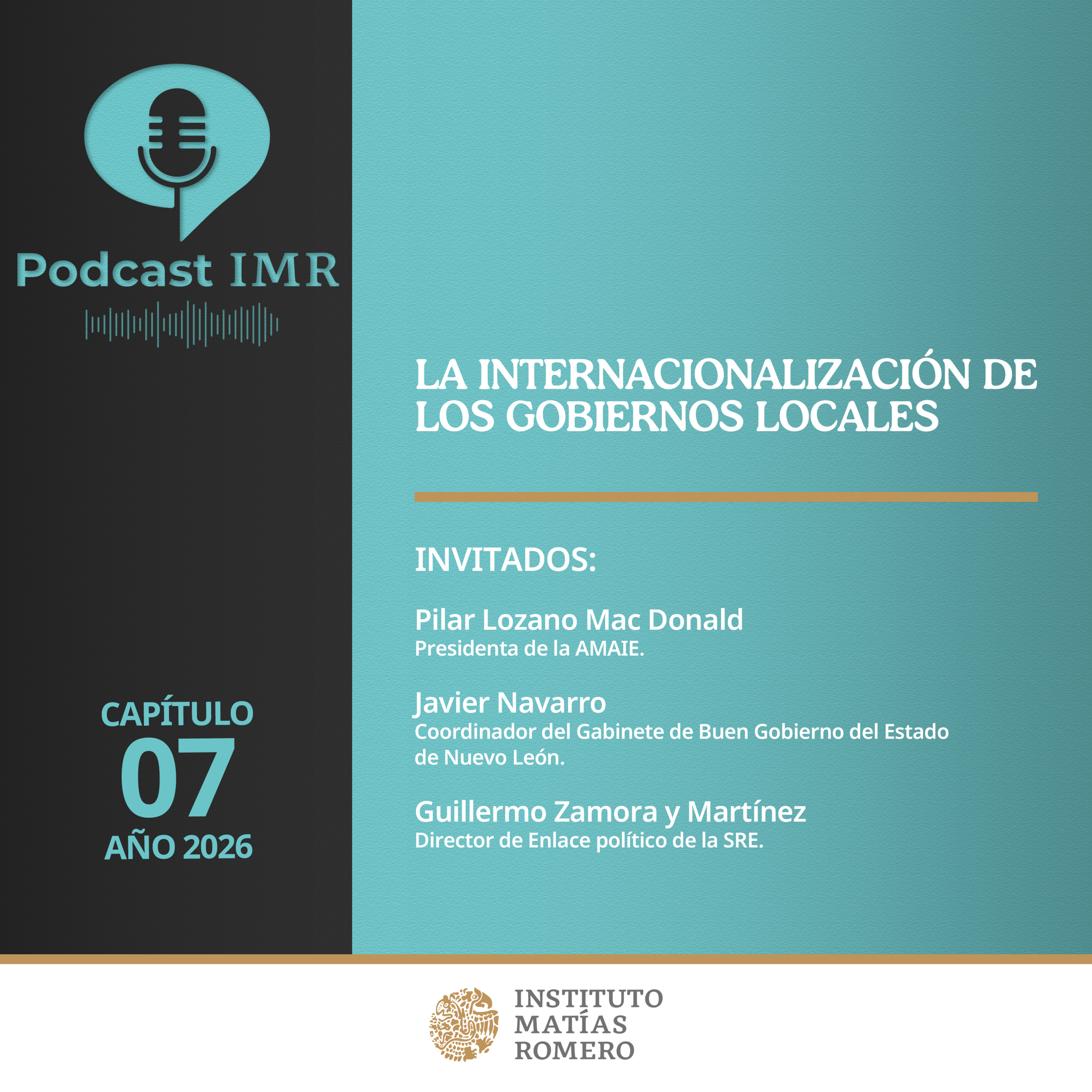 Podcast IMR - La internacionalización de los gobiernos locales
