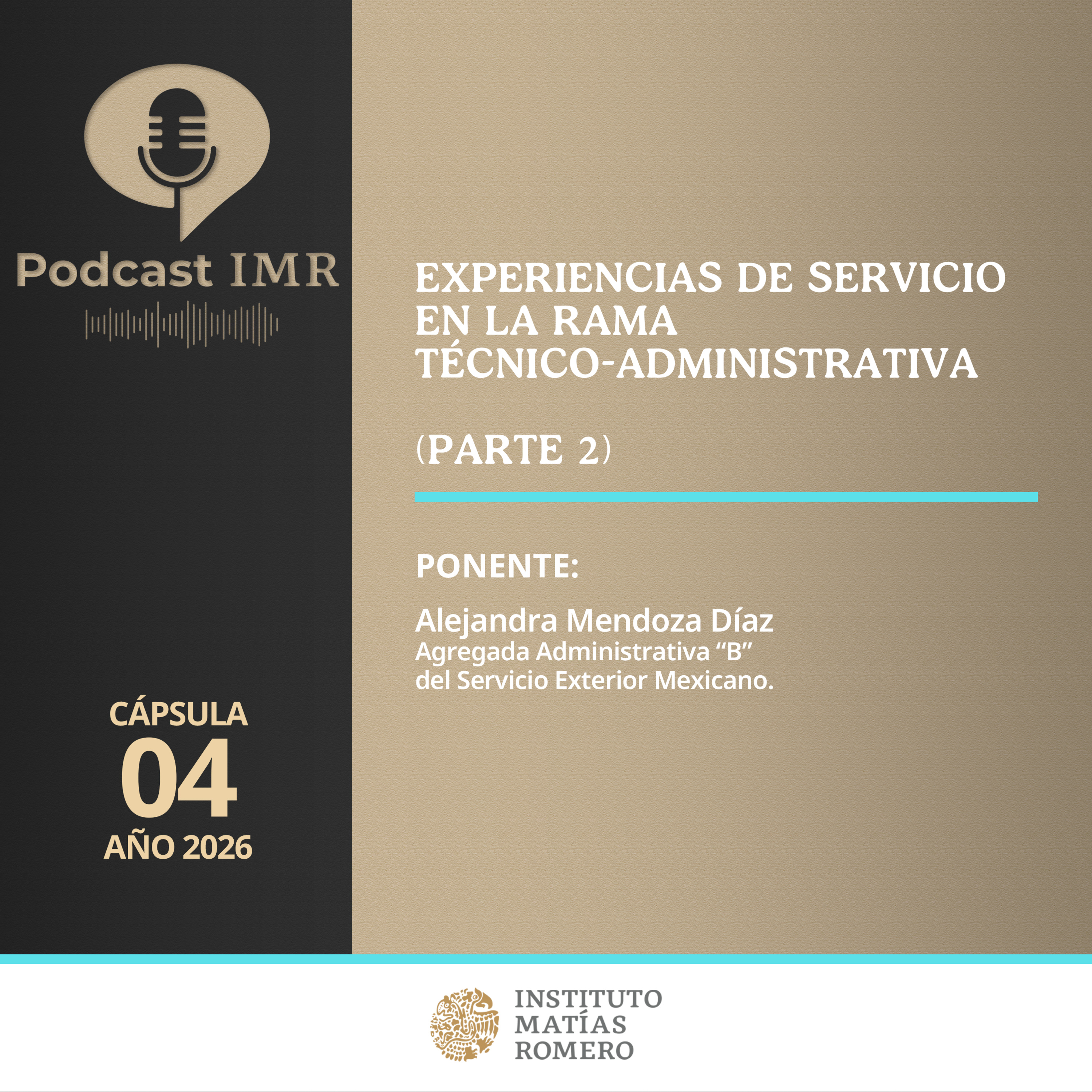 Portada de Podcast IMR