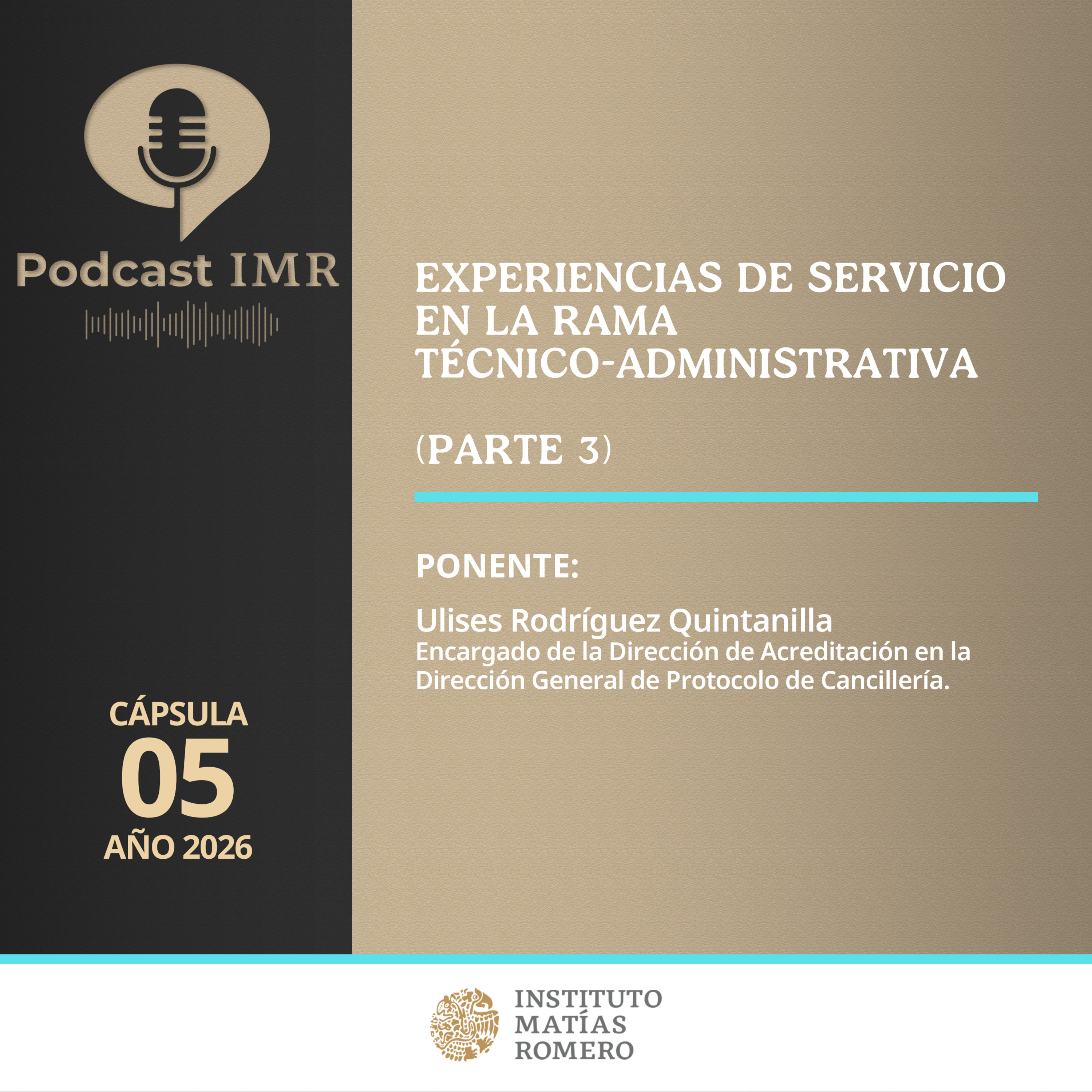 Portada de Podcast IMR