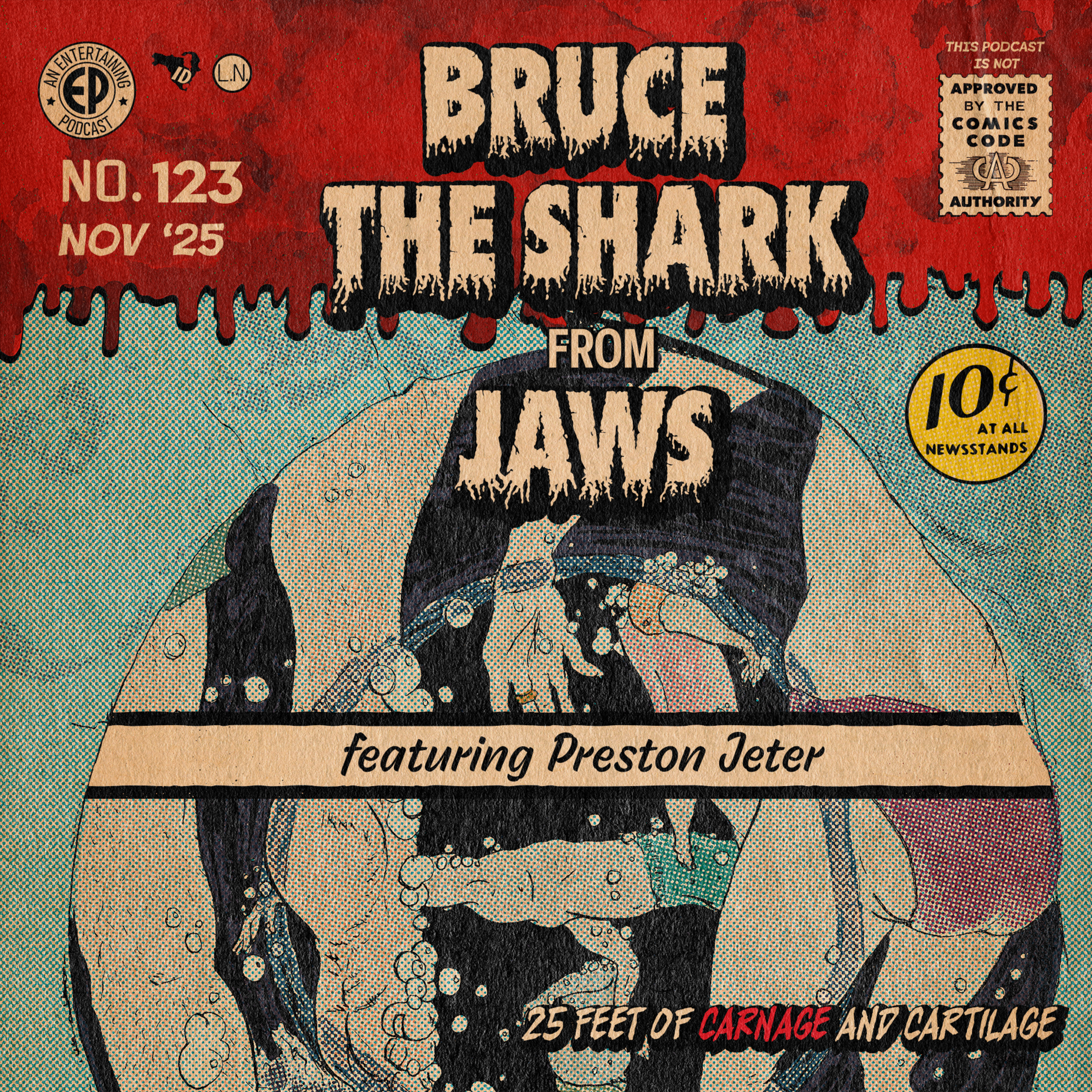123. Bruce the Shark from 'Jaws' w/Preston Jeter