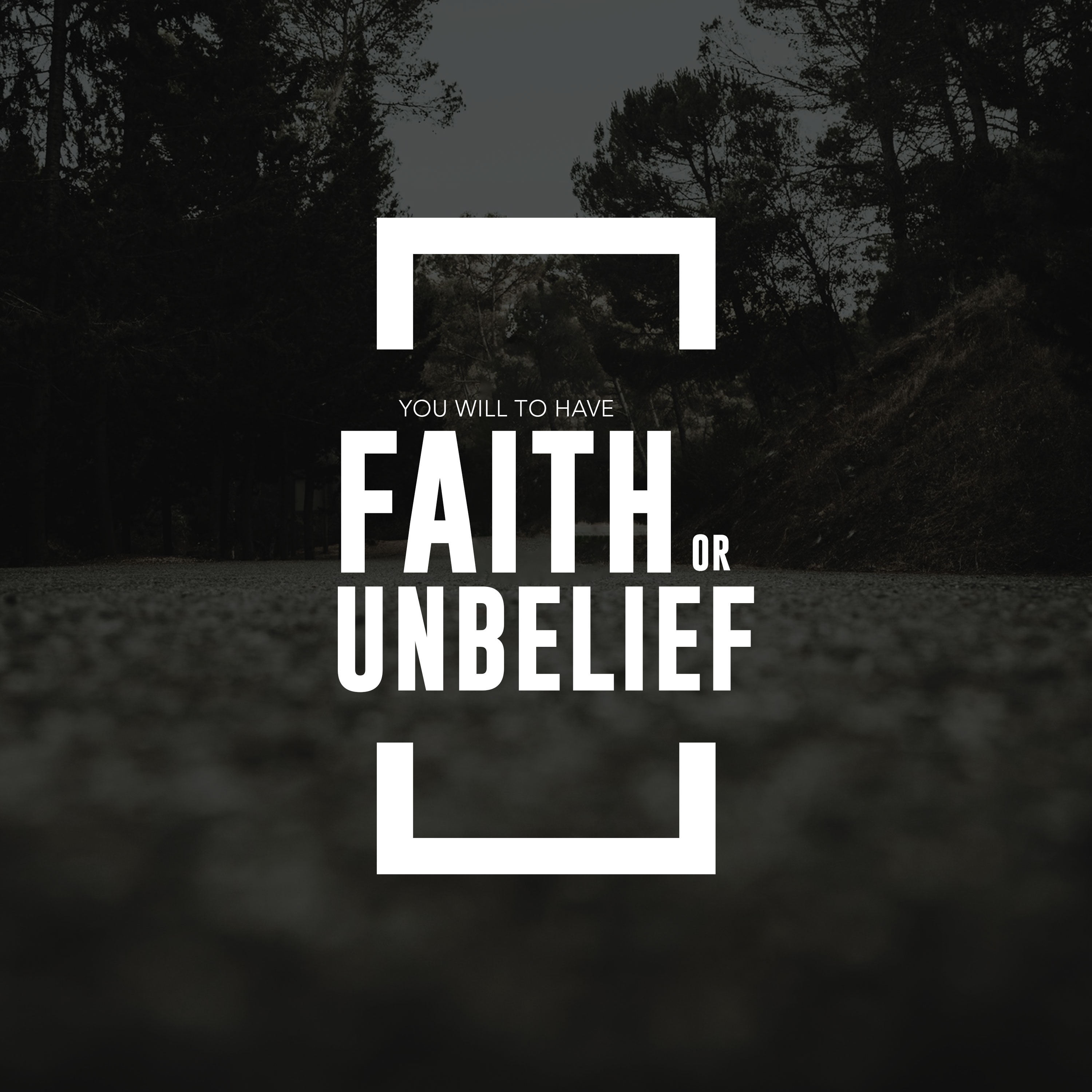 You Will to Have Faith or Unbelief episode artwork